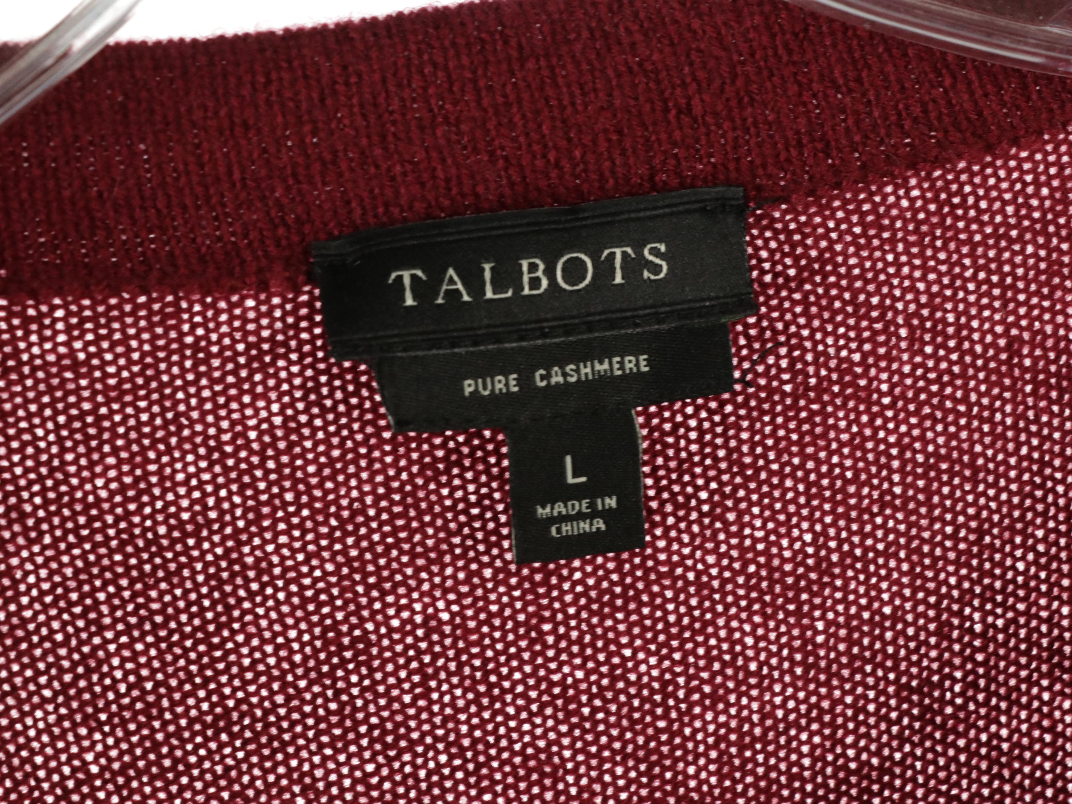 Talbot Wool and Cashmere Sweaters and Cardigans, Wool Button-Front Jacket & More