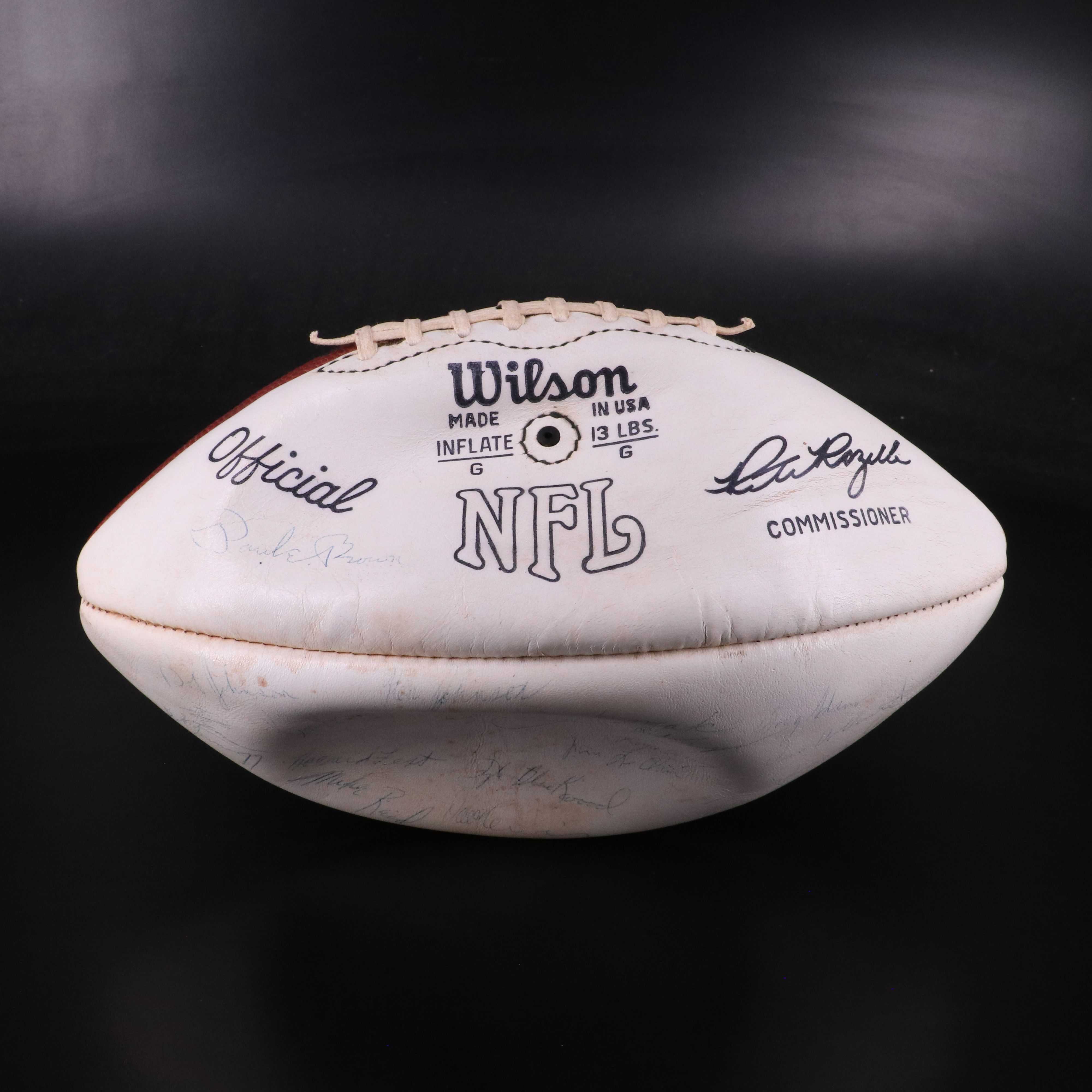 1974 Cincinnati Bengals Team Signed Football Featuring Paul Brown and More