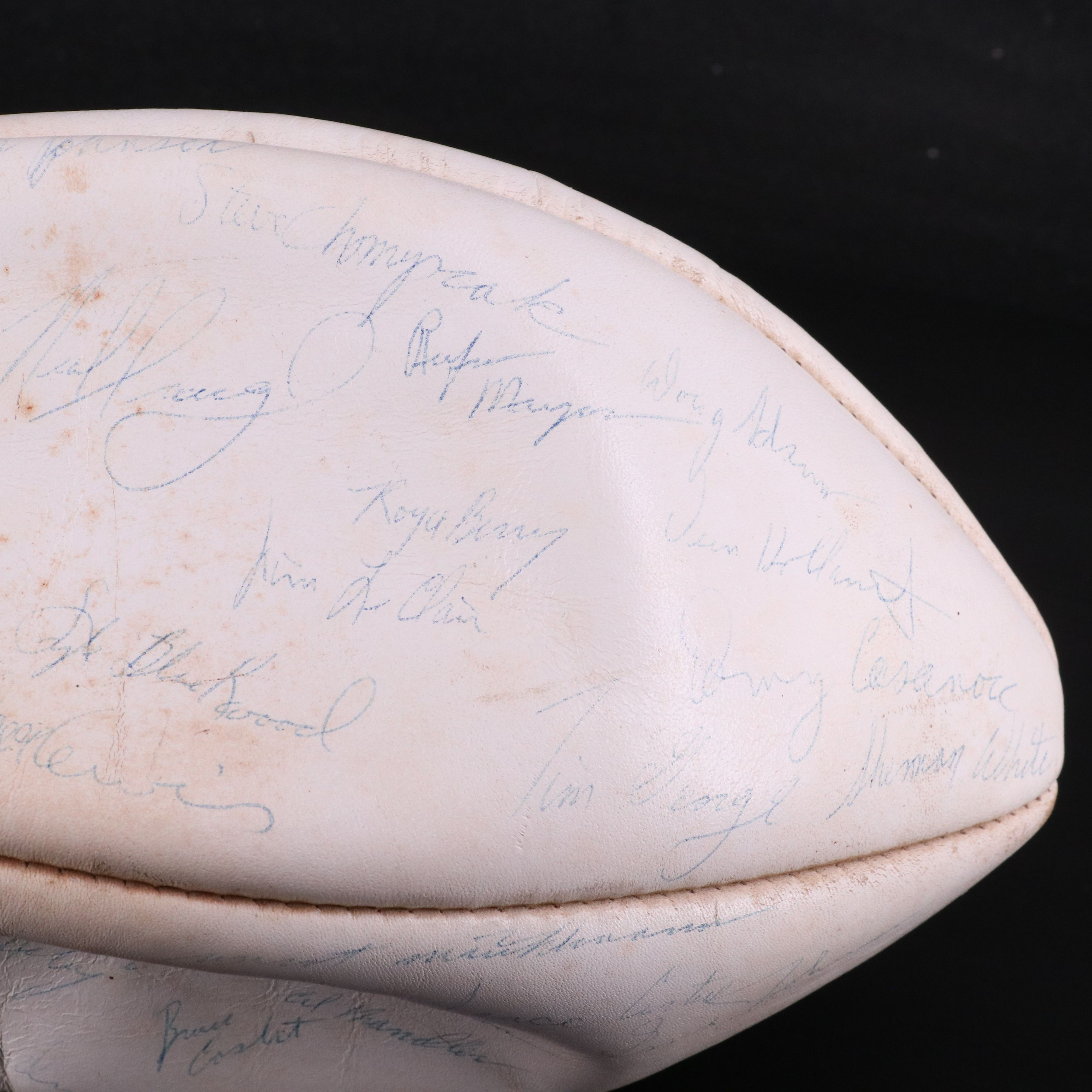 1974 Cincinnati Bengals Team Signed Football Featuring Paul Brown and More