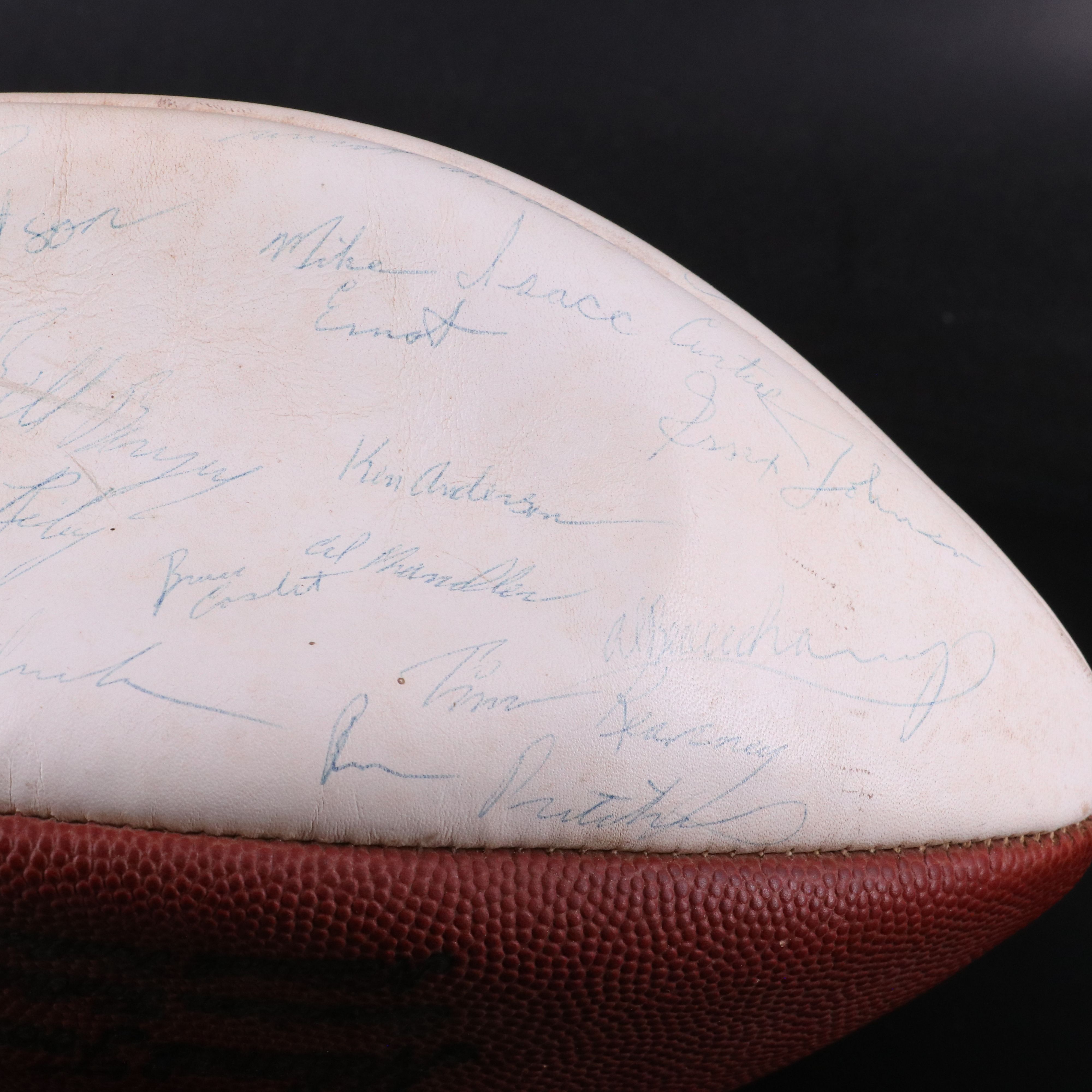 1974 Cincinnati Bengals Team Signed Football Featuring Paul Brown and More
