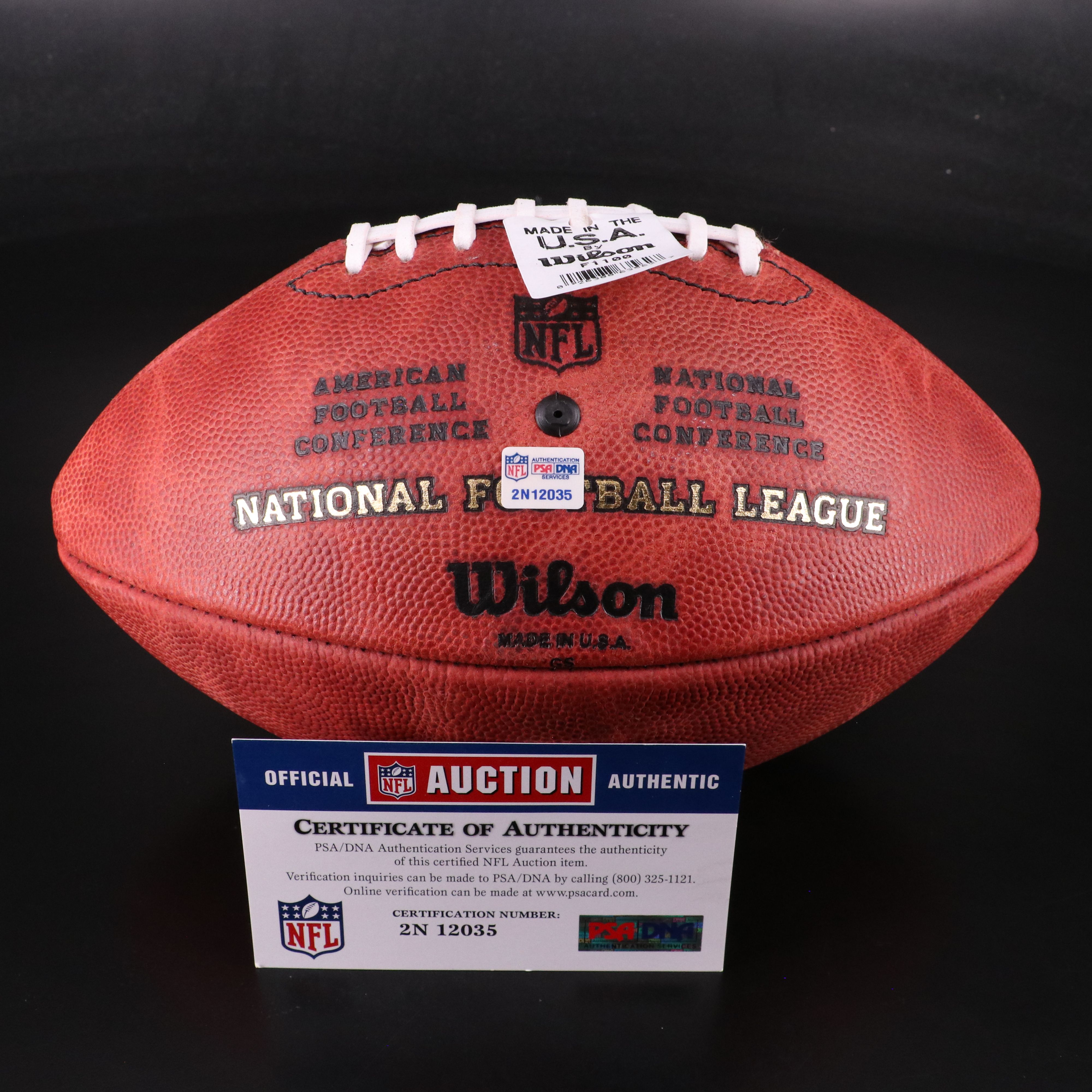 Andy Dalton and A.J. Green Signed Wilson "The Duke" NFL Footballs, PSA