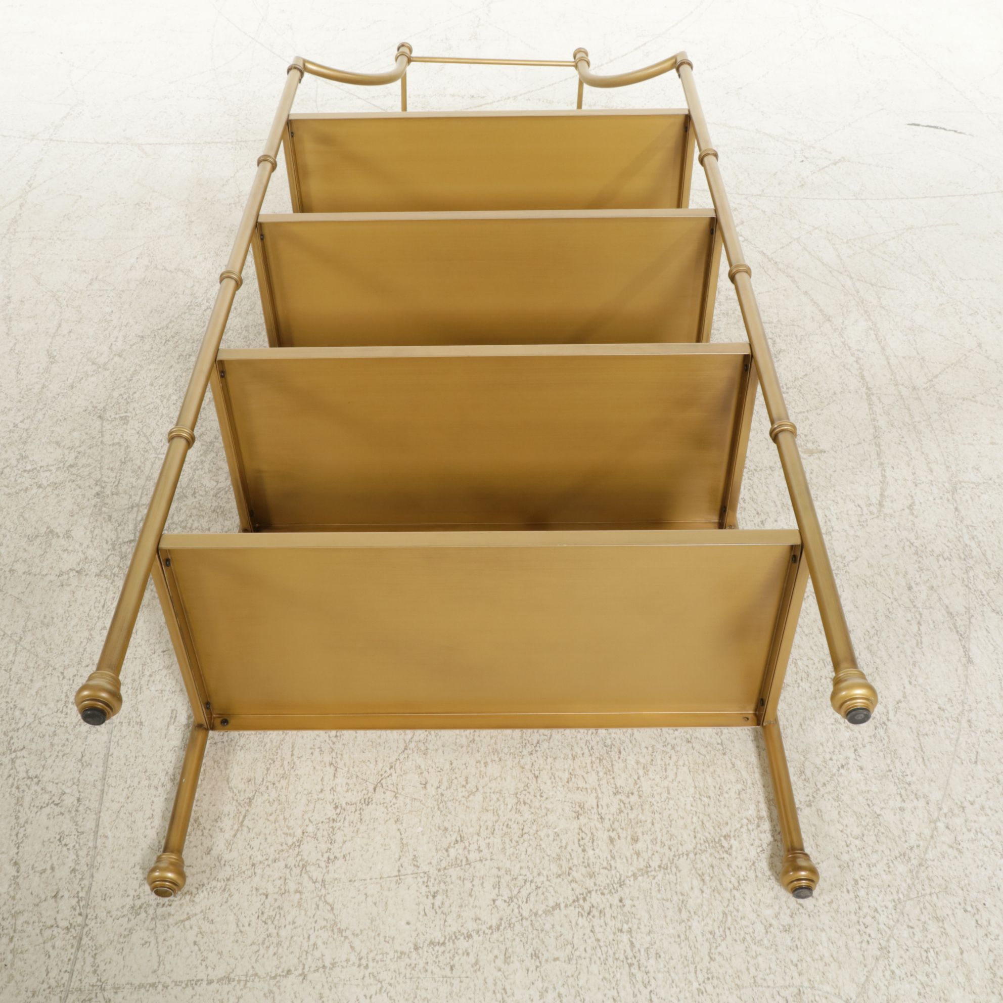 Brass-Tone Metal Étagère, 21st Century