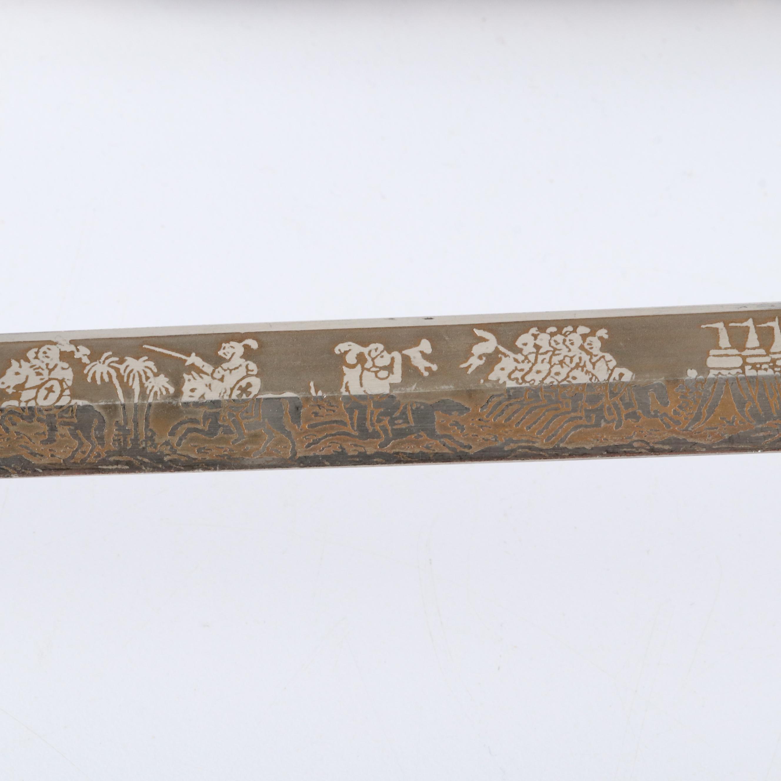 Masonic Knights Templar Ceremonial Sword with Scabbard