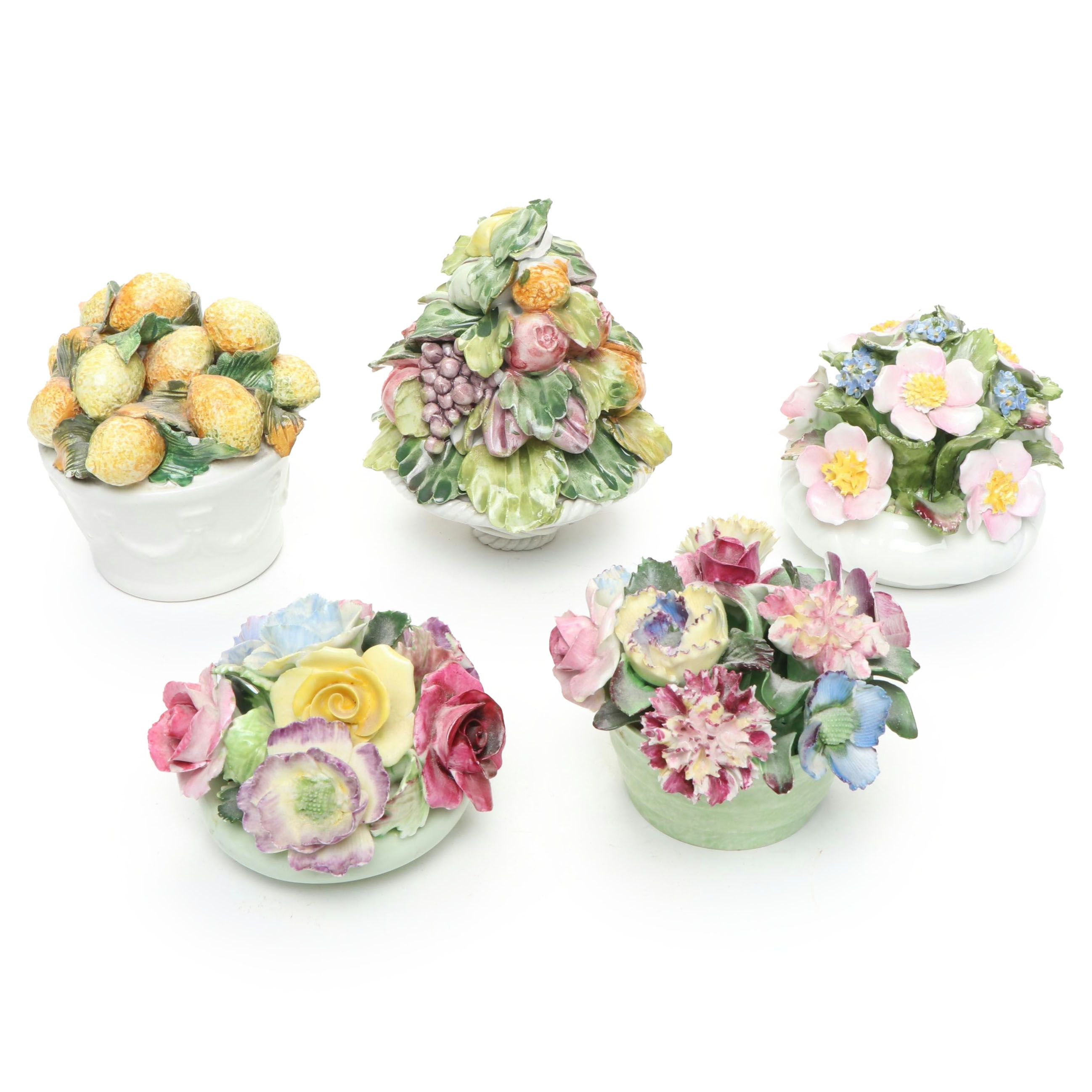 Denton, Aynsley, and Other Porcelain Bouquets