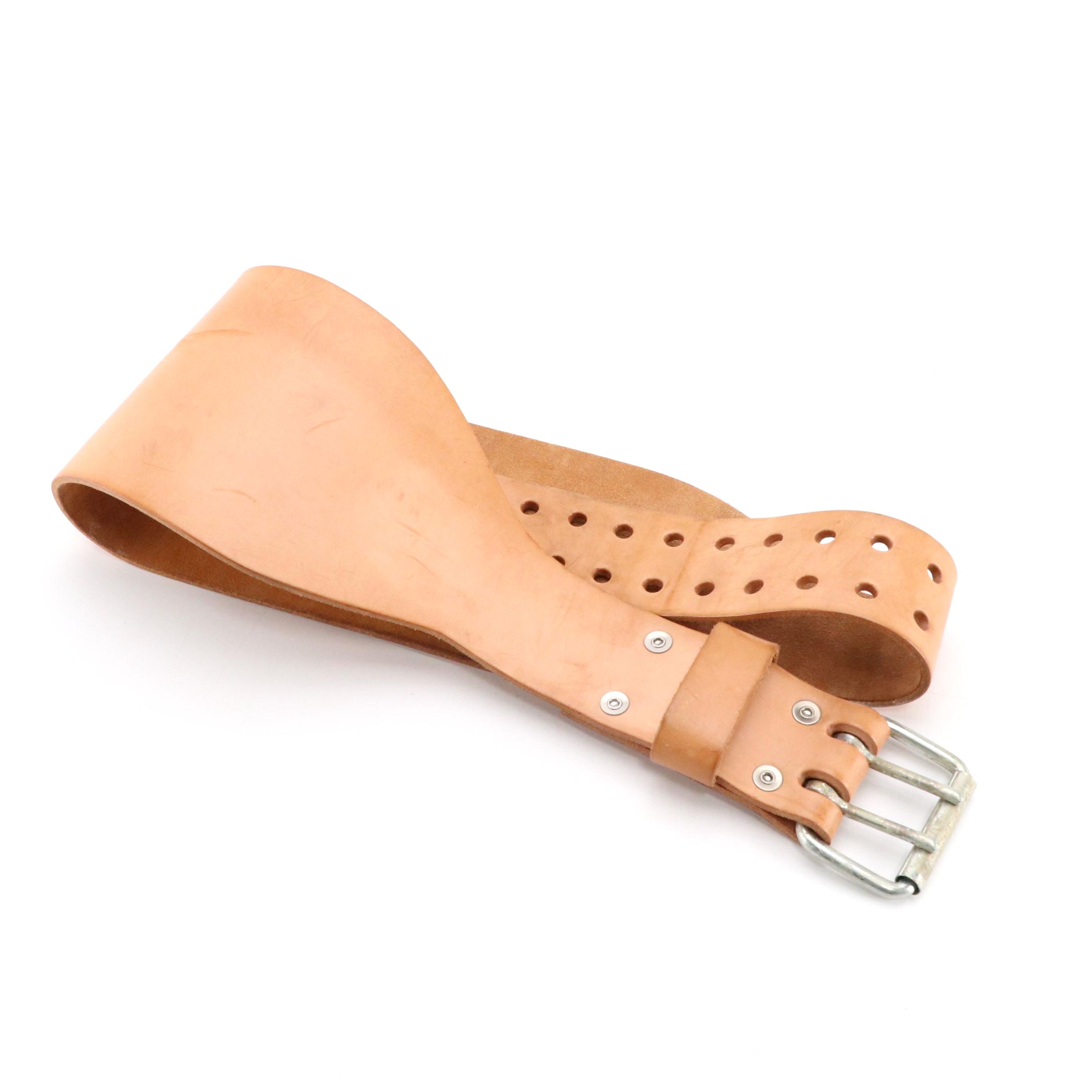 All About Sports Vachetta Leather Powerlifting Belt