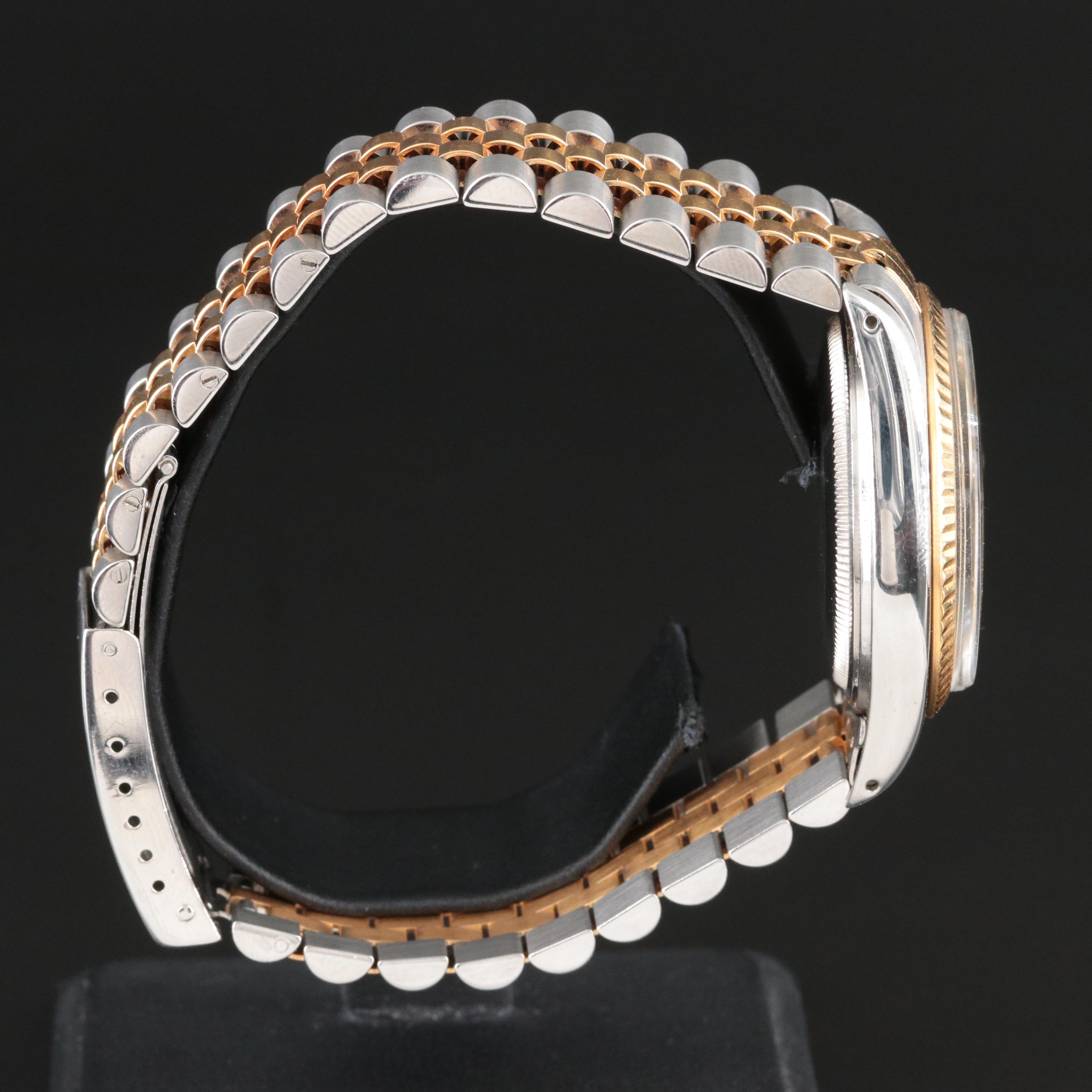 1986 Rolex 36 16013 Two-Tone Datejust Watch