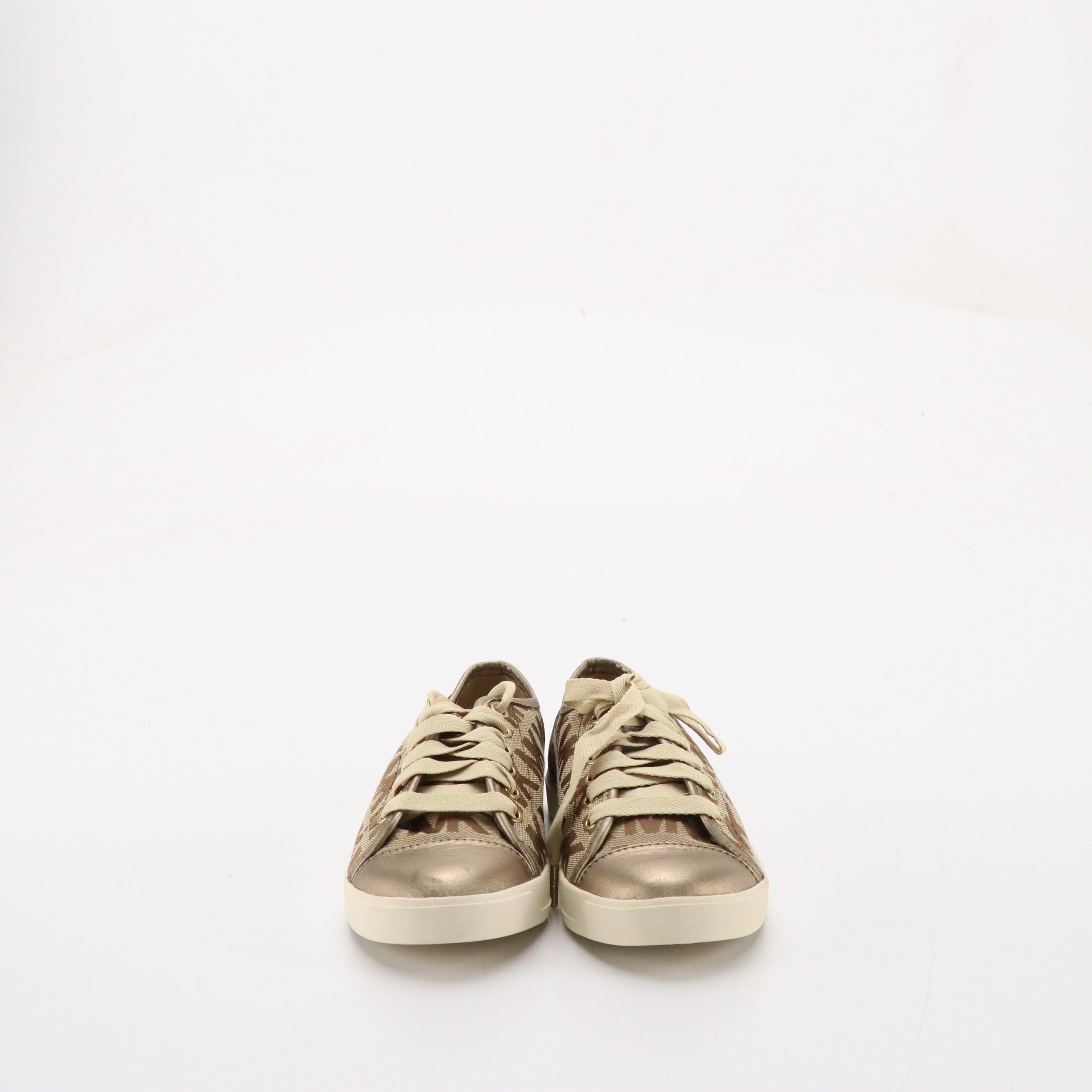 Coach Caramel Leather "Carmen" Ankle Boots, Michael Kors Logo Canvas Sneakers