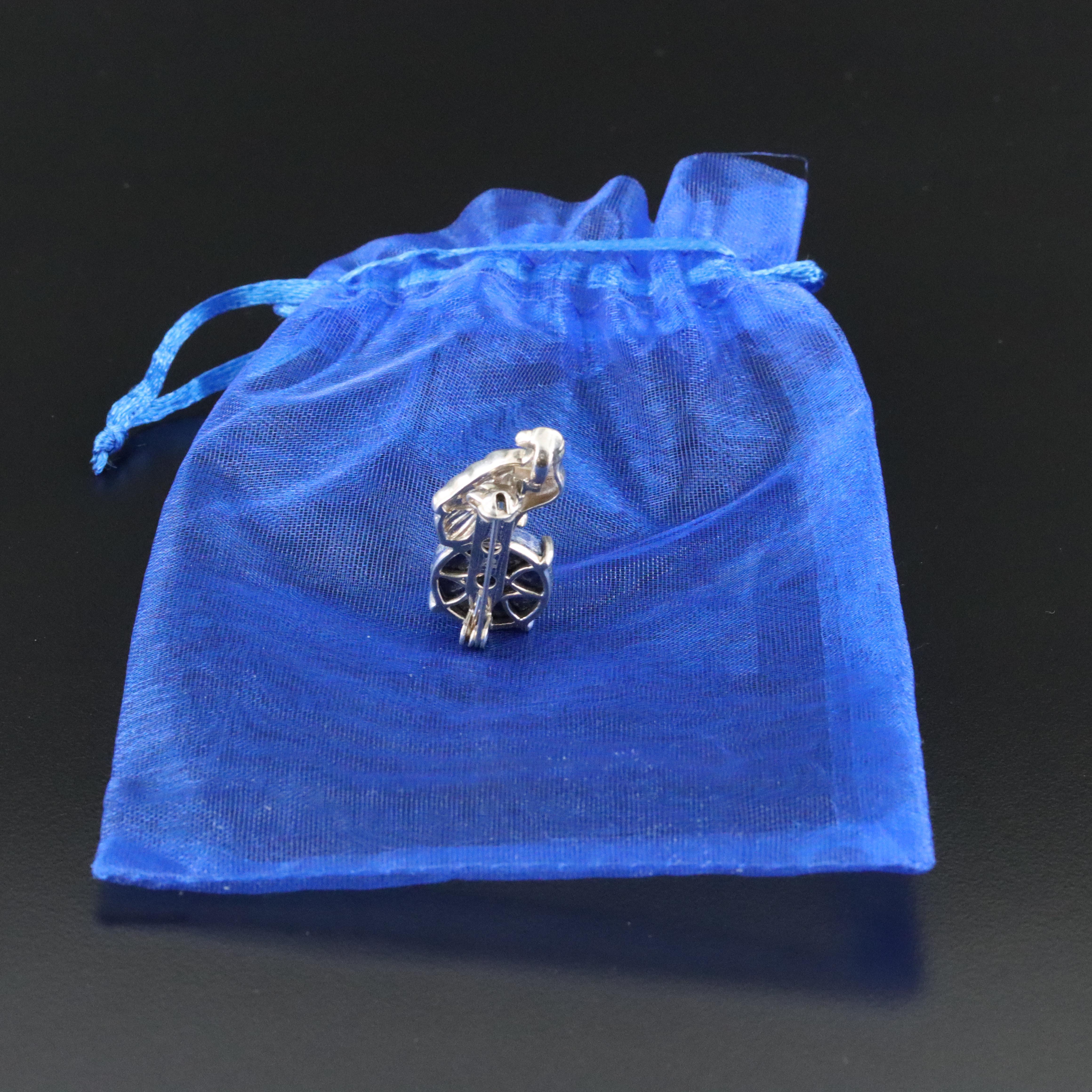 Lapis Lazuli Eagle Converter Brooch Pendant