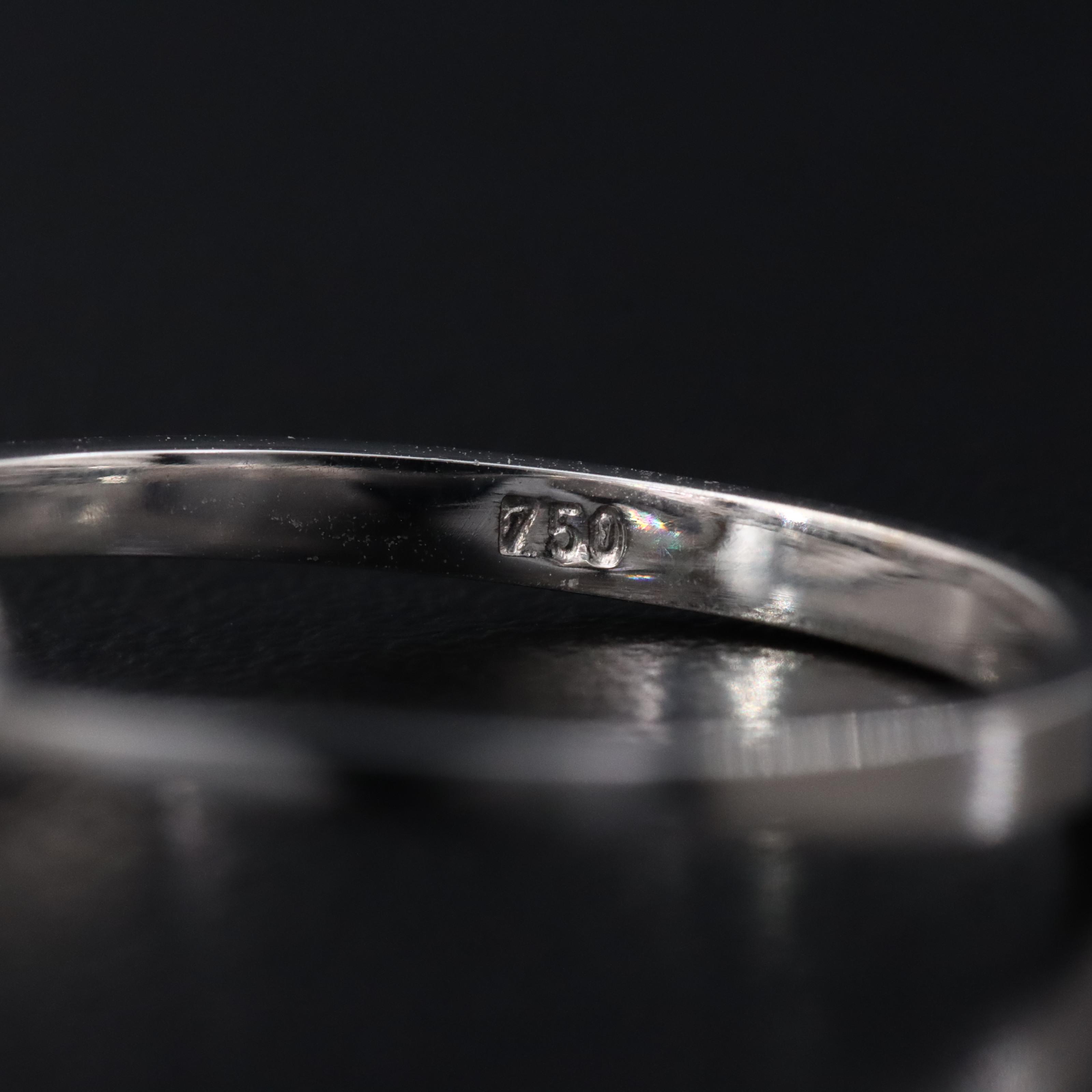 18K 5.03 CT Lab Grown Diamond Solitaire Ring with IGI Report