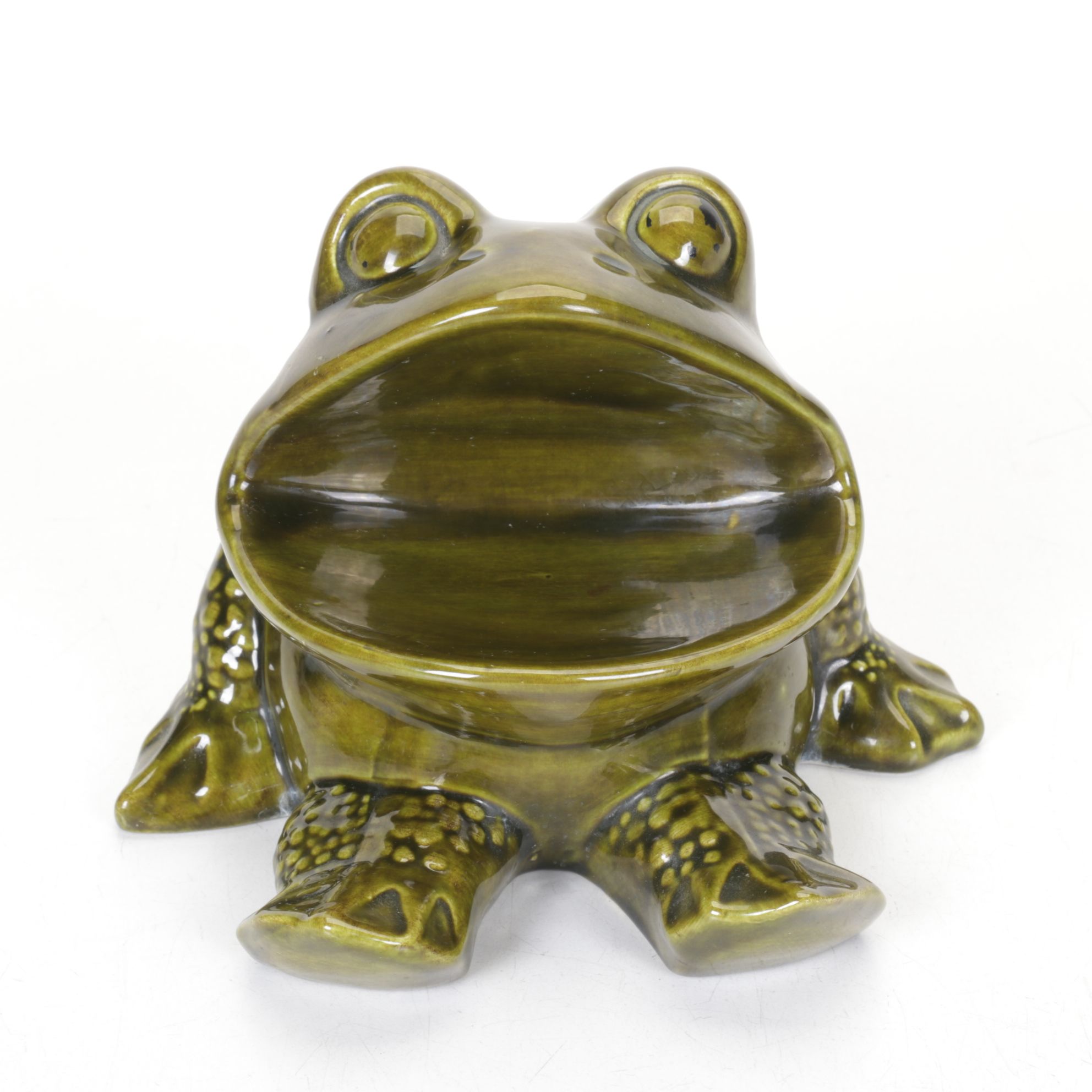 Mid Century Modern Frog Pottery Kitchen Sponge Holders
