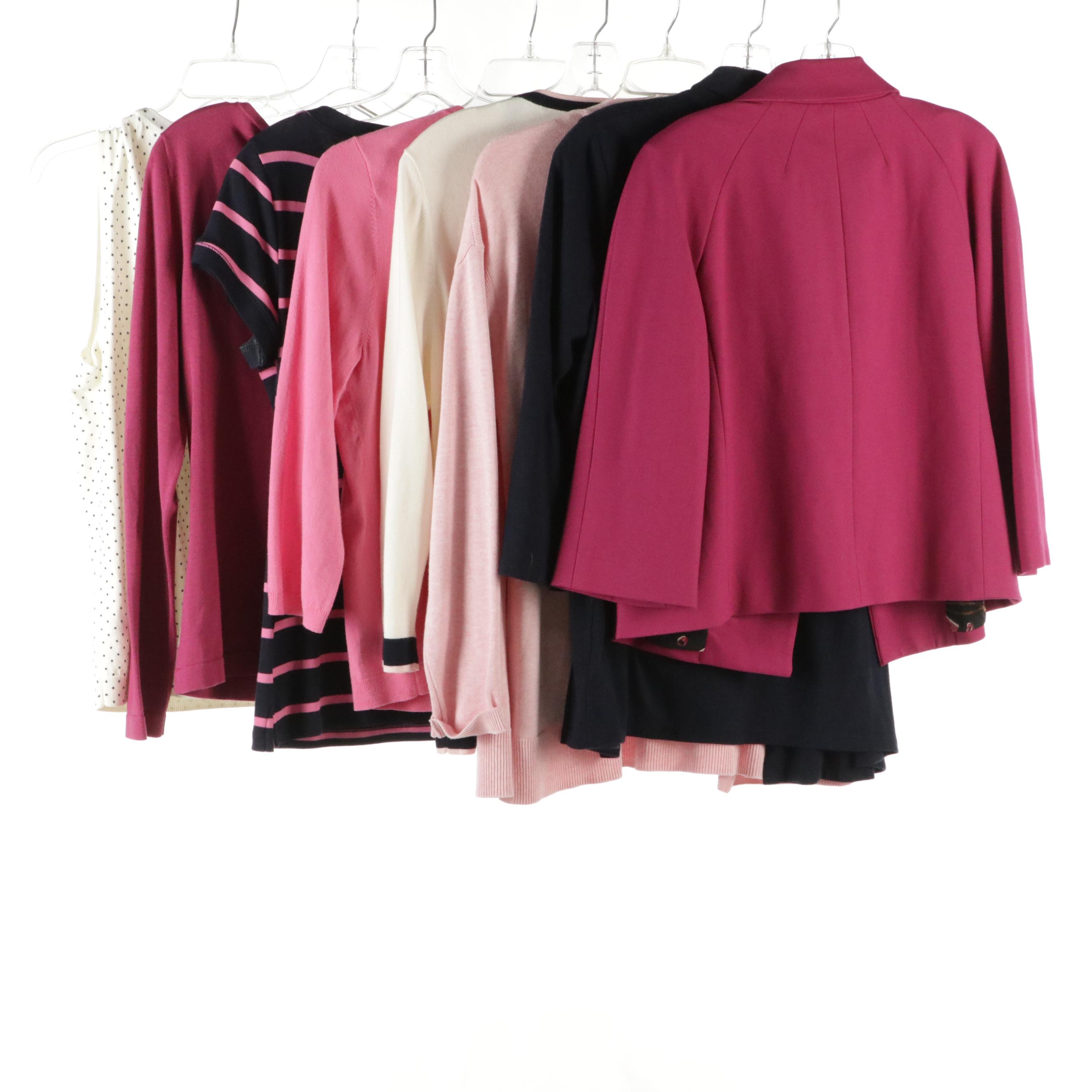 Talbots Silk Blend Long Sleeve Top, Open Cardigans, Button-Front Jacket and More