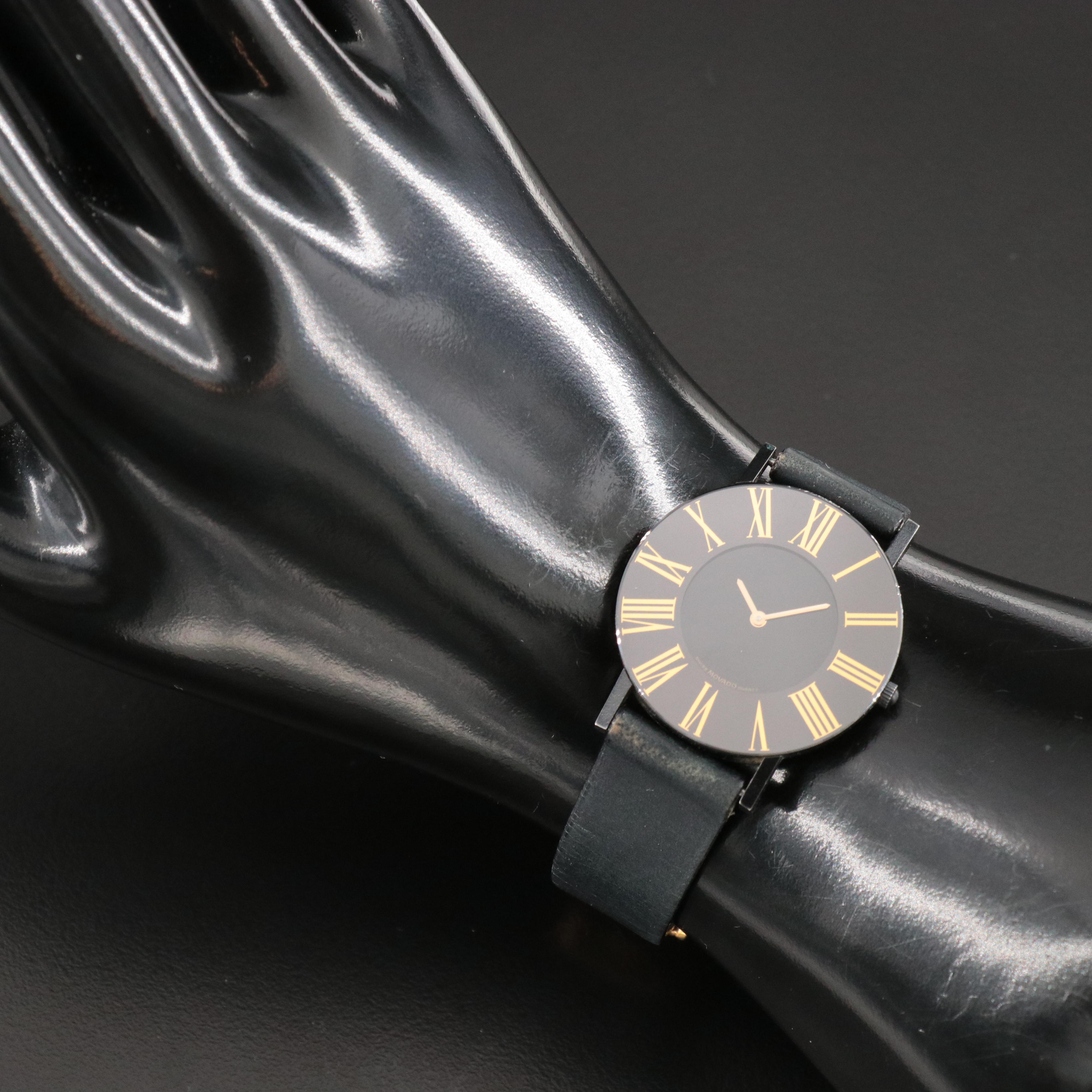 Movado Roman Numeral Ultra Thin Quartz Watch