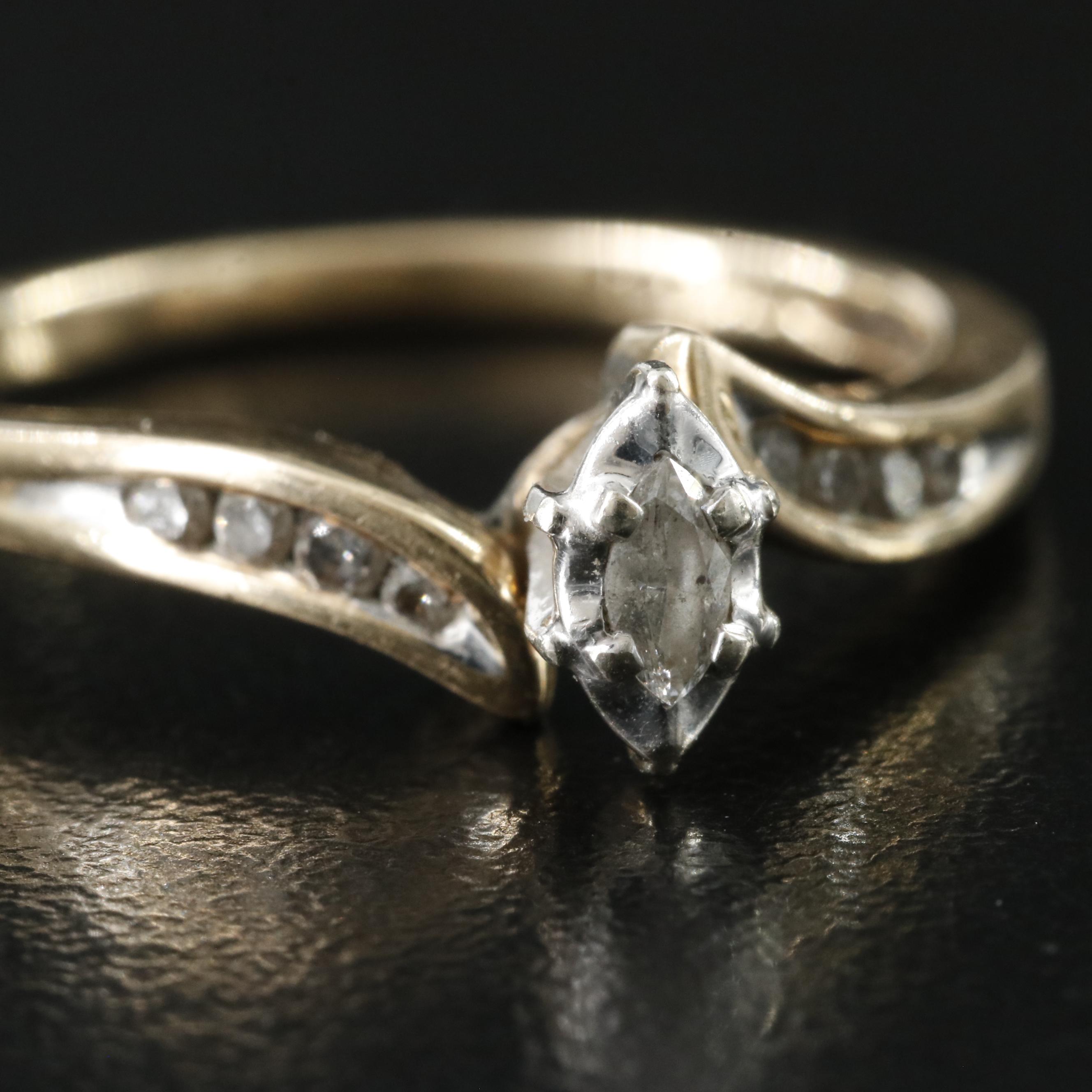10K 0.19 CTW Diamond Ring