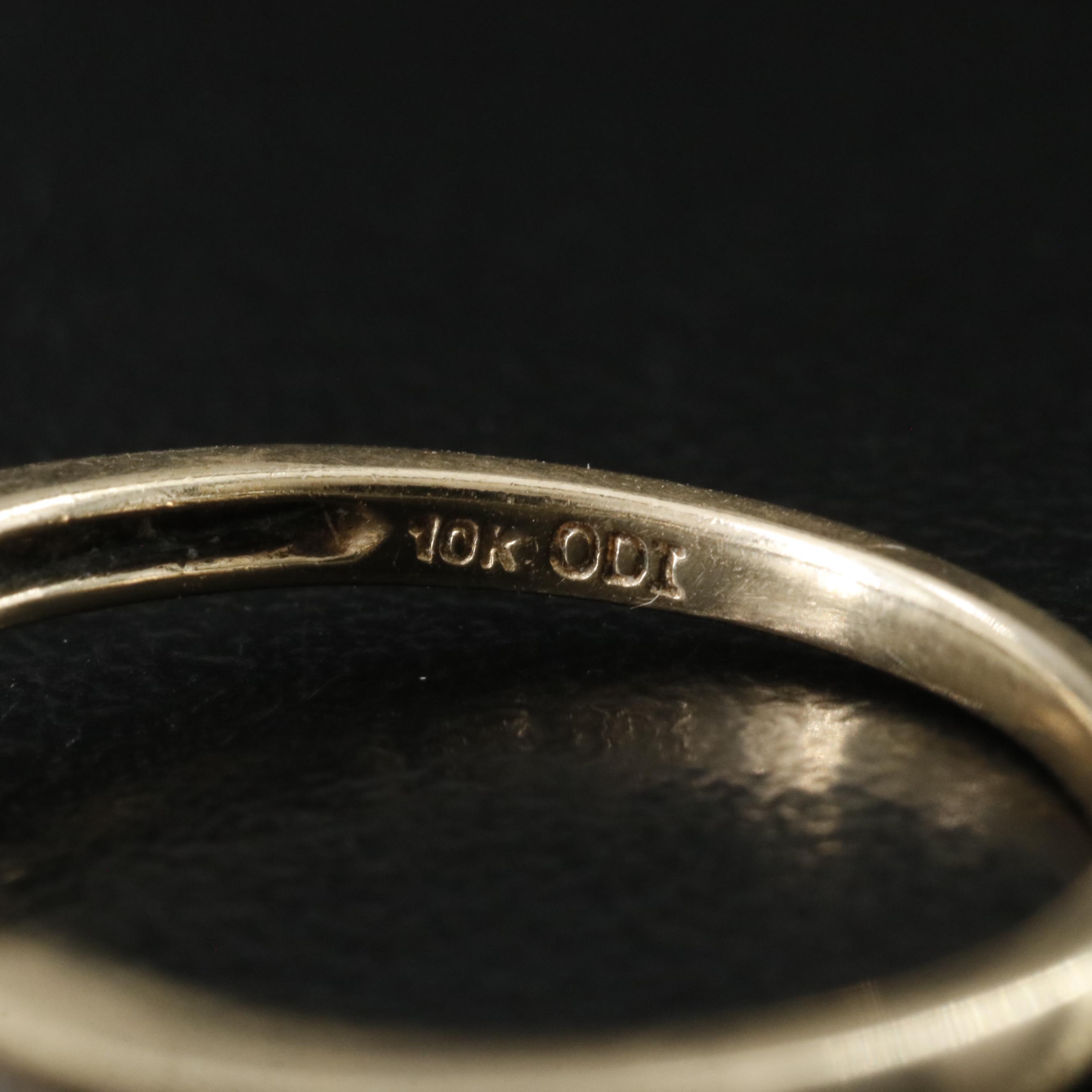 10K 0.19 CTW Diamond Ring