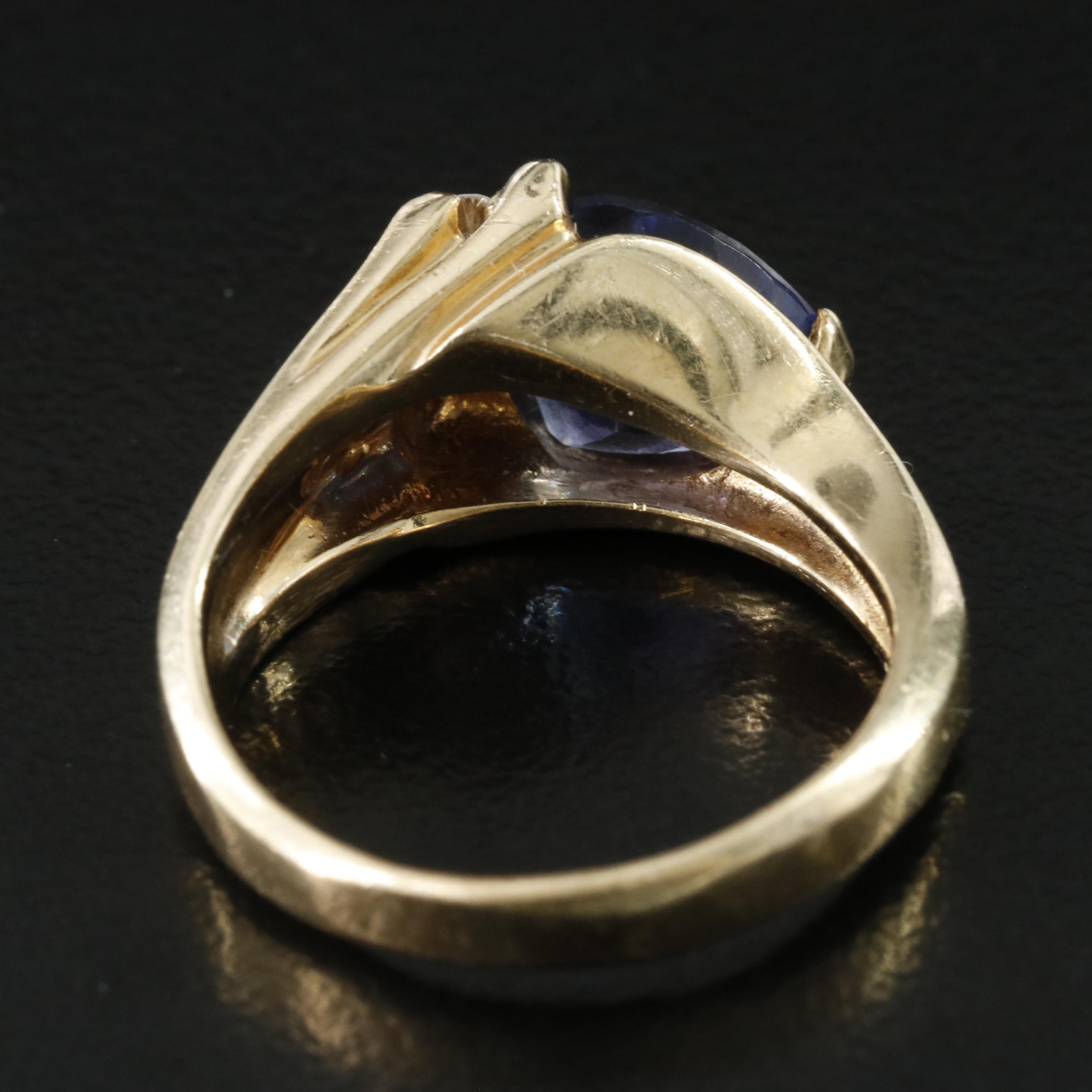 14K Tanzanite and Diamond Ring