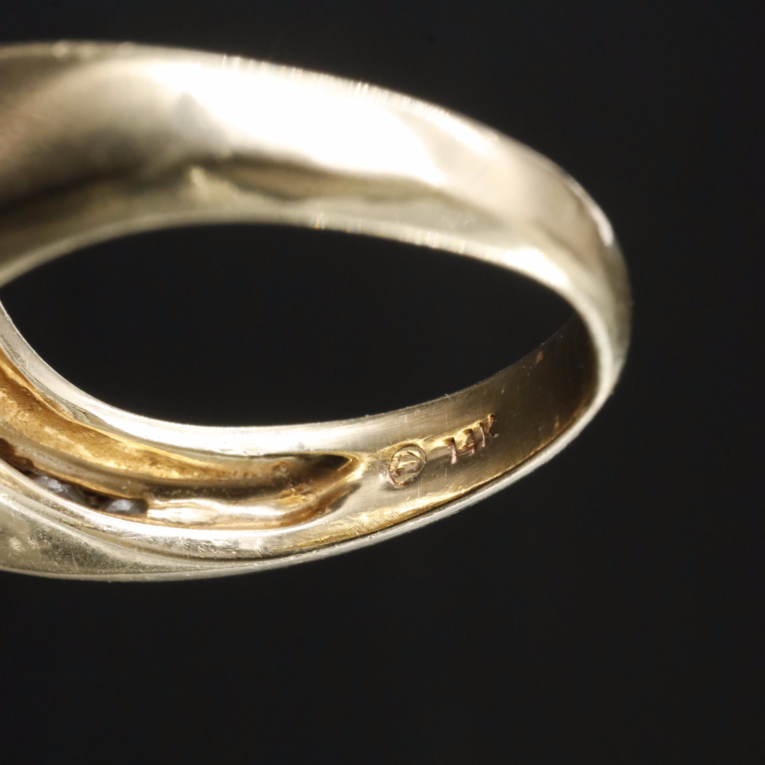 14K Tanzanite and Diamond Ring