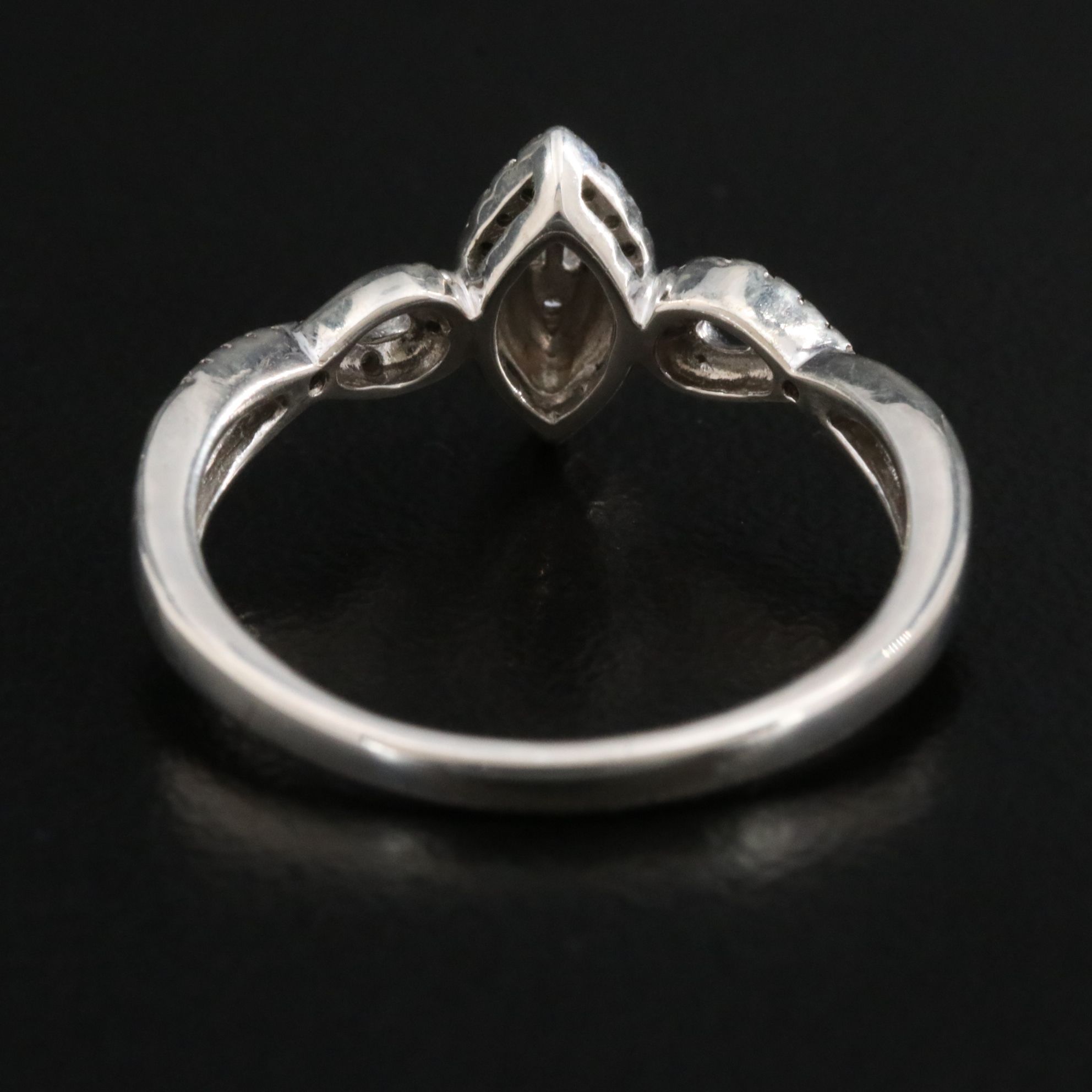 Sterling Diamond Ring