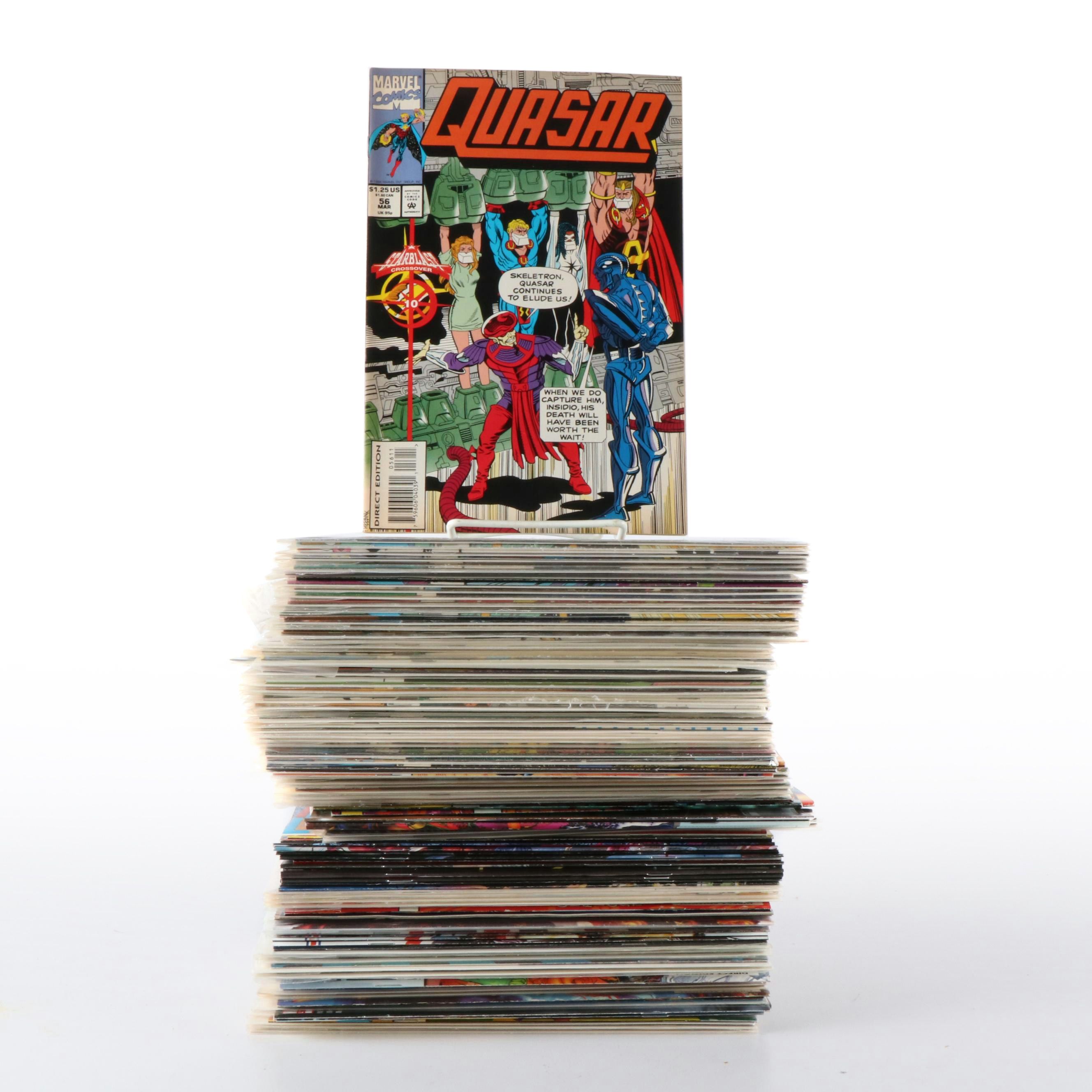 Modern Age Comic Books Featuring "Hell's Angel" and "Quasar"