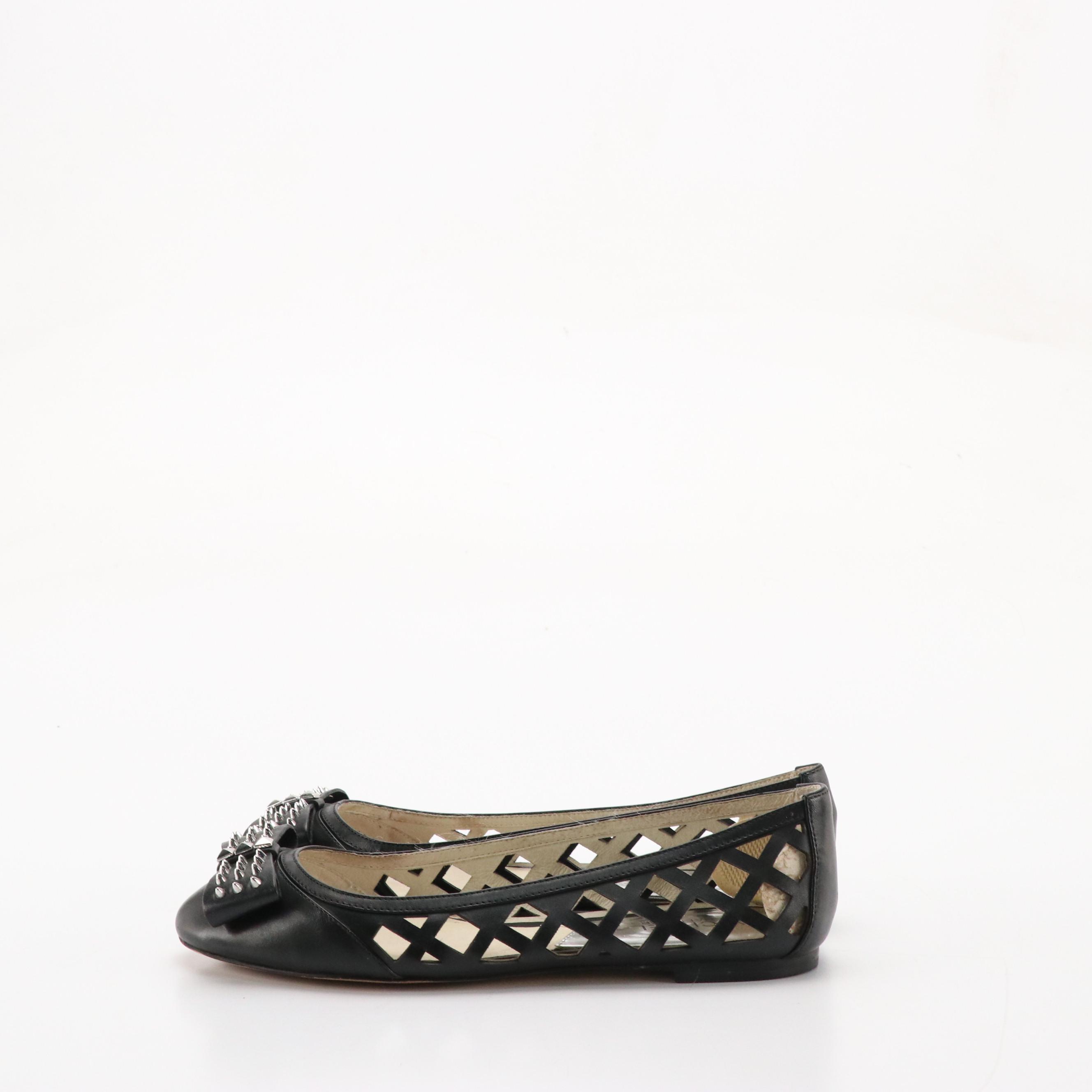 Cole Haan Pointed-Toe Low Heeled Shoes, Michael Kors Cutout Studded Bow Flats