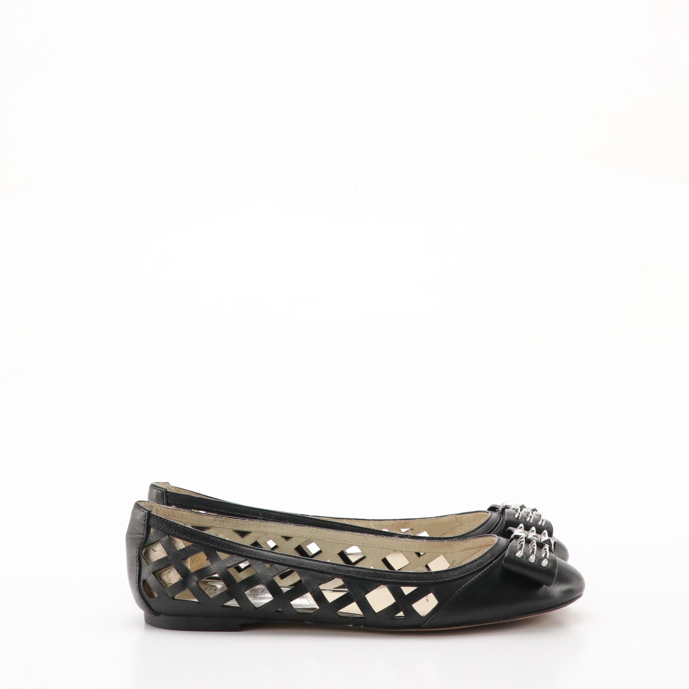 Cole Haan Pointed-Toe Low Heeled Shoes, Michael Kors Cutout Studded Bow Flats