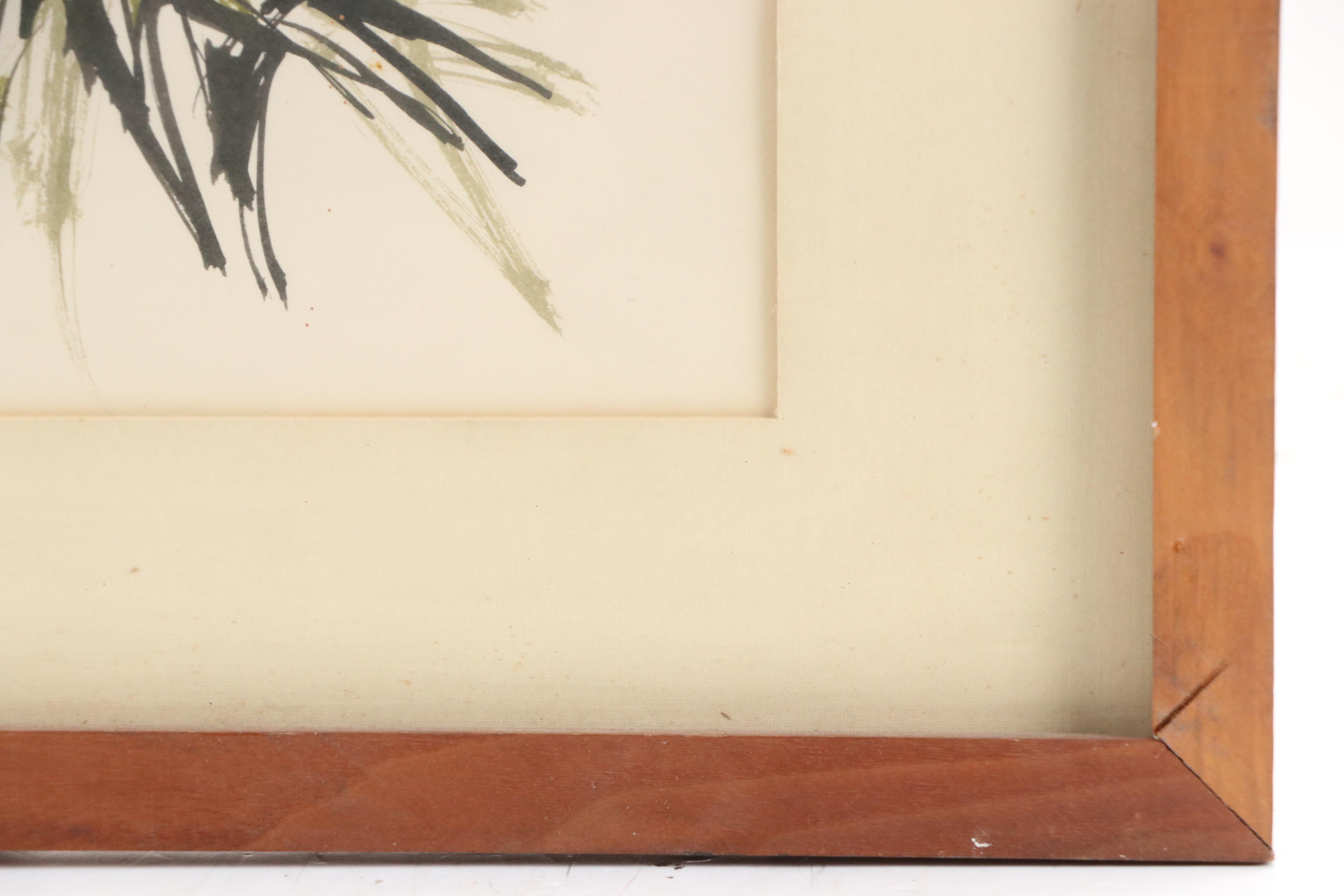 Robert Beaven Watercolor Painting "Thorn Bush II," 1963