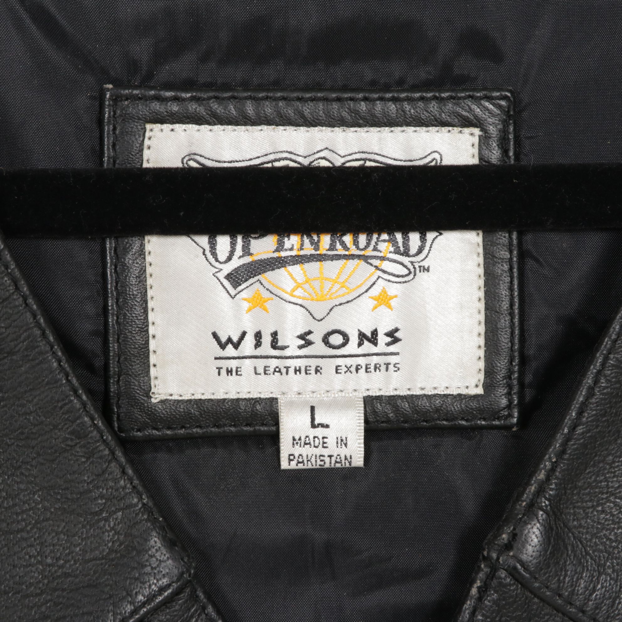 OpenRoad Black Fringe Leather Motorcycle Jacket with Pair of Leather Vests