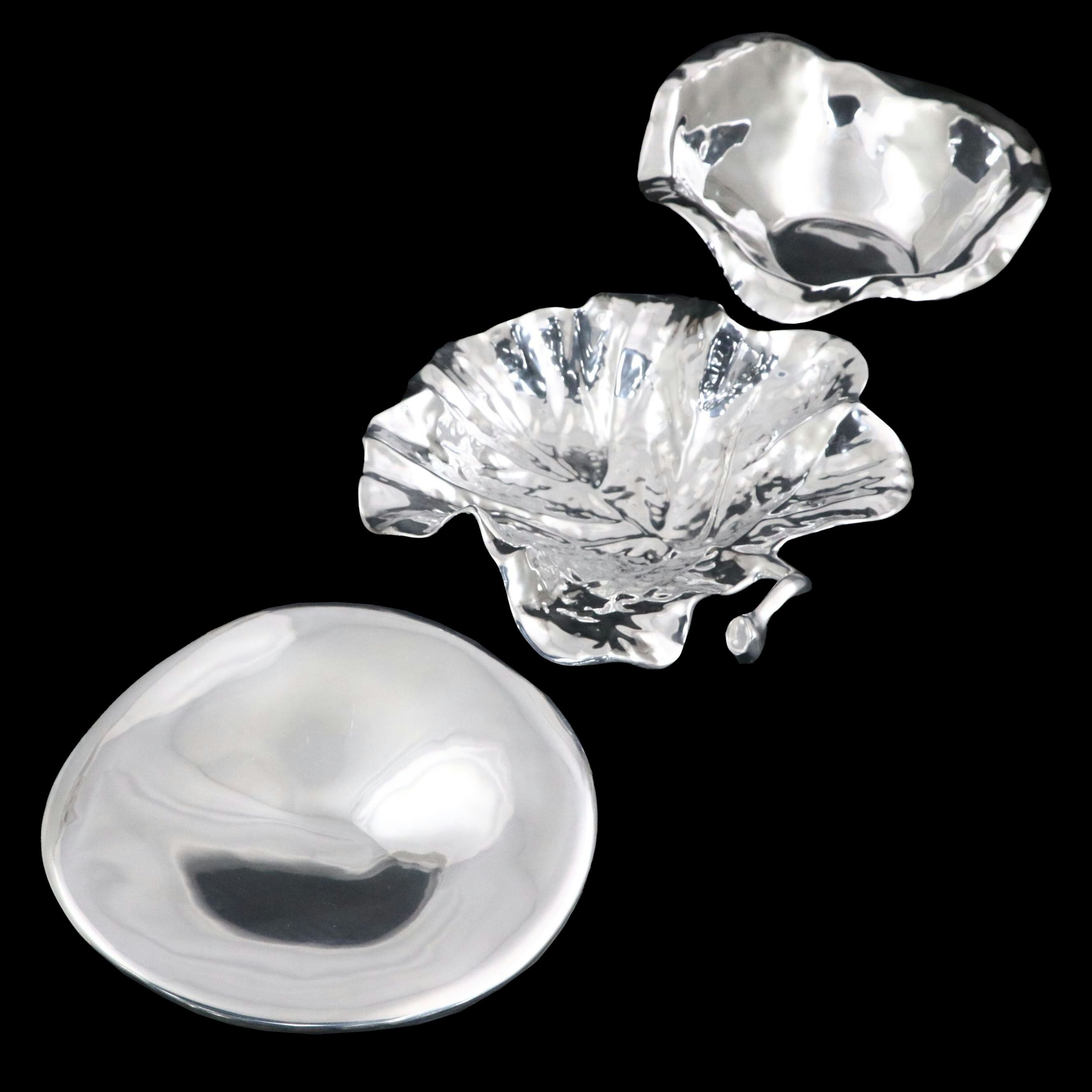 Beatriz Ball and Robert Lee Morris Metal Decorative Bowls