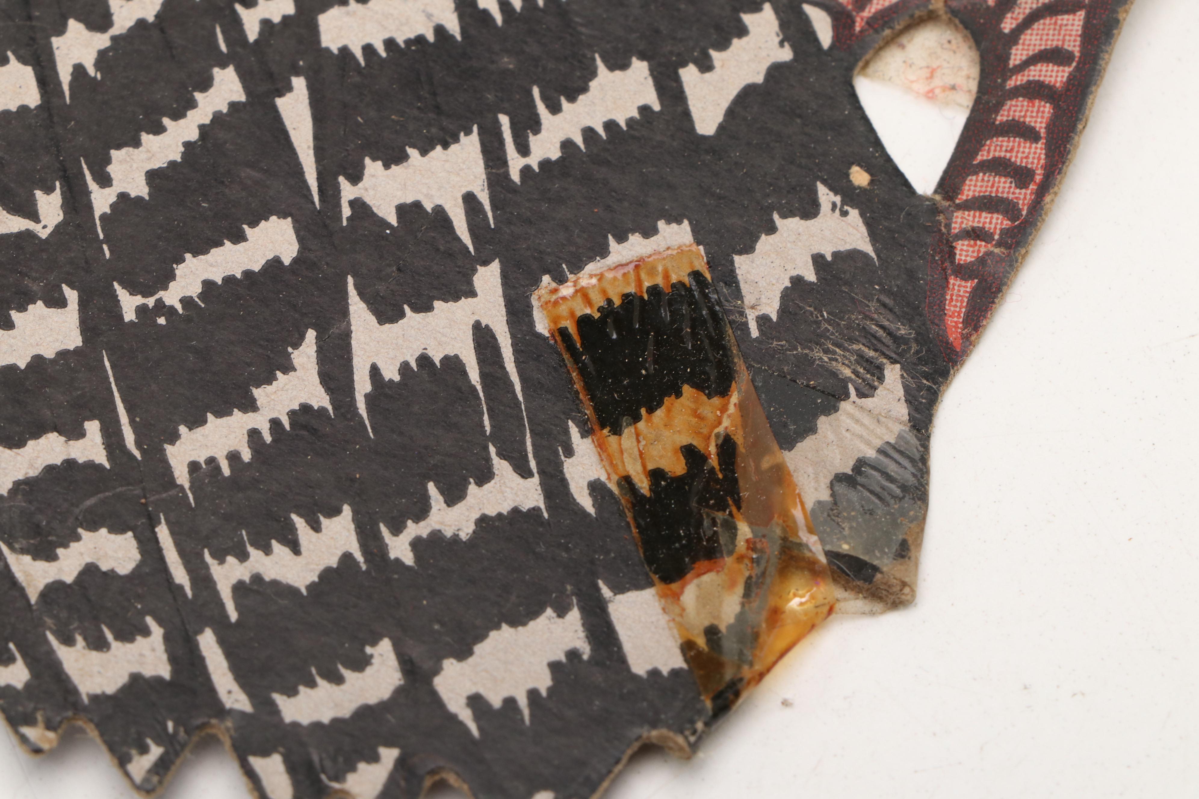 Halloween Vintage Paper Die-Cuts with Figurines and Trick or Treat Basket