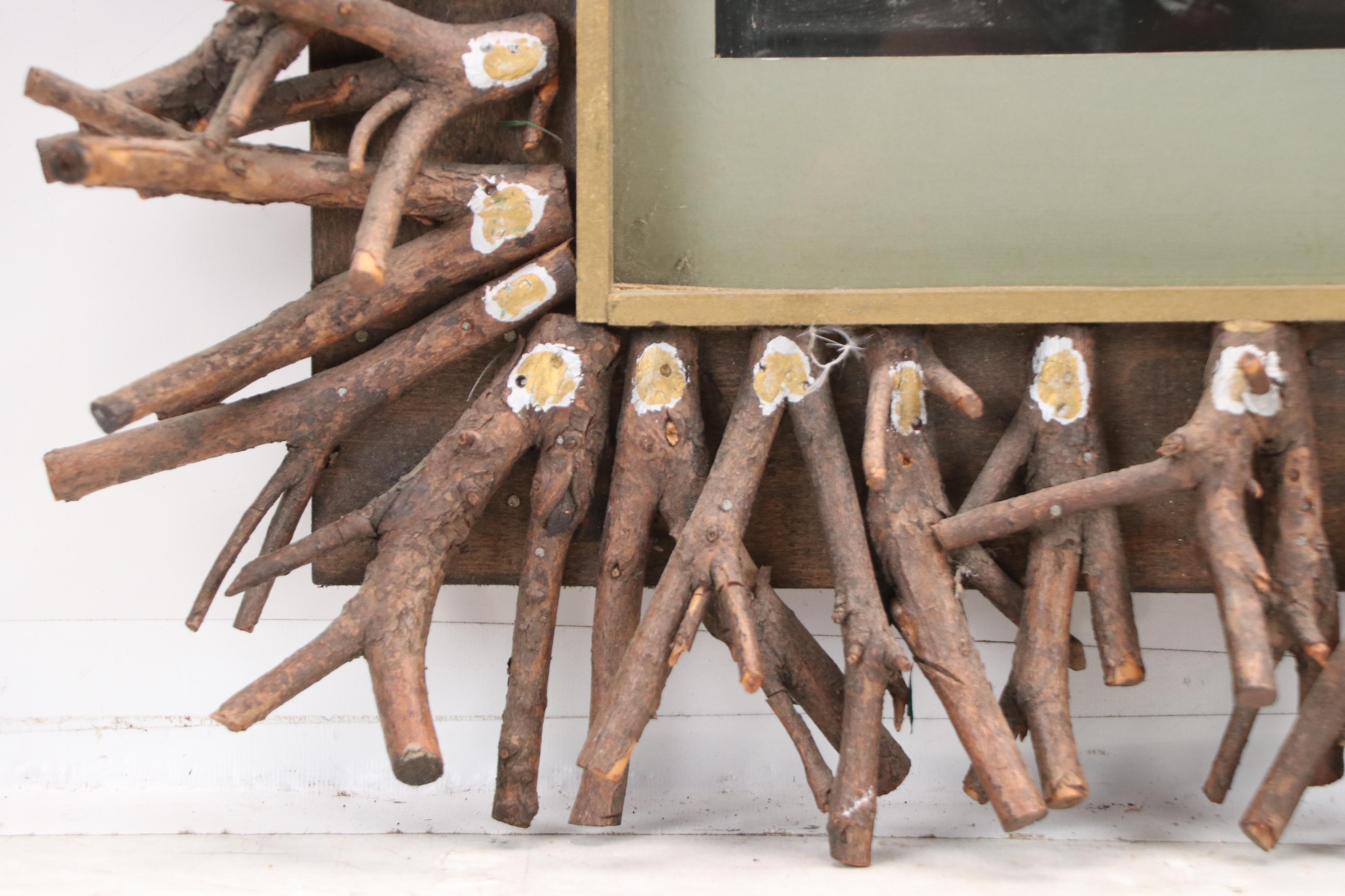 Robert Beaven Wood Frame with Silver Gelatin Portrait Photographs of Children