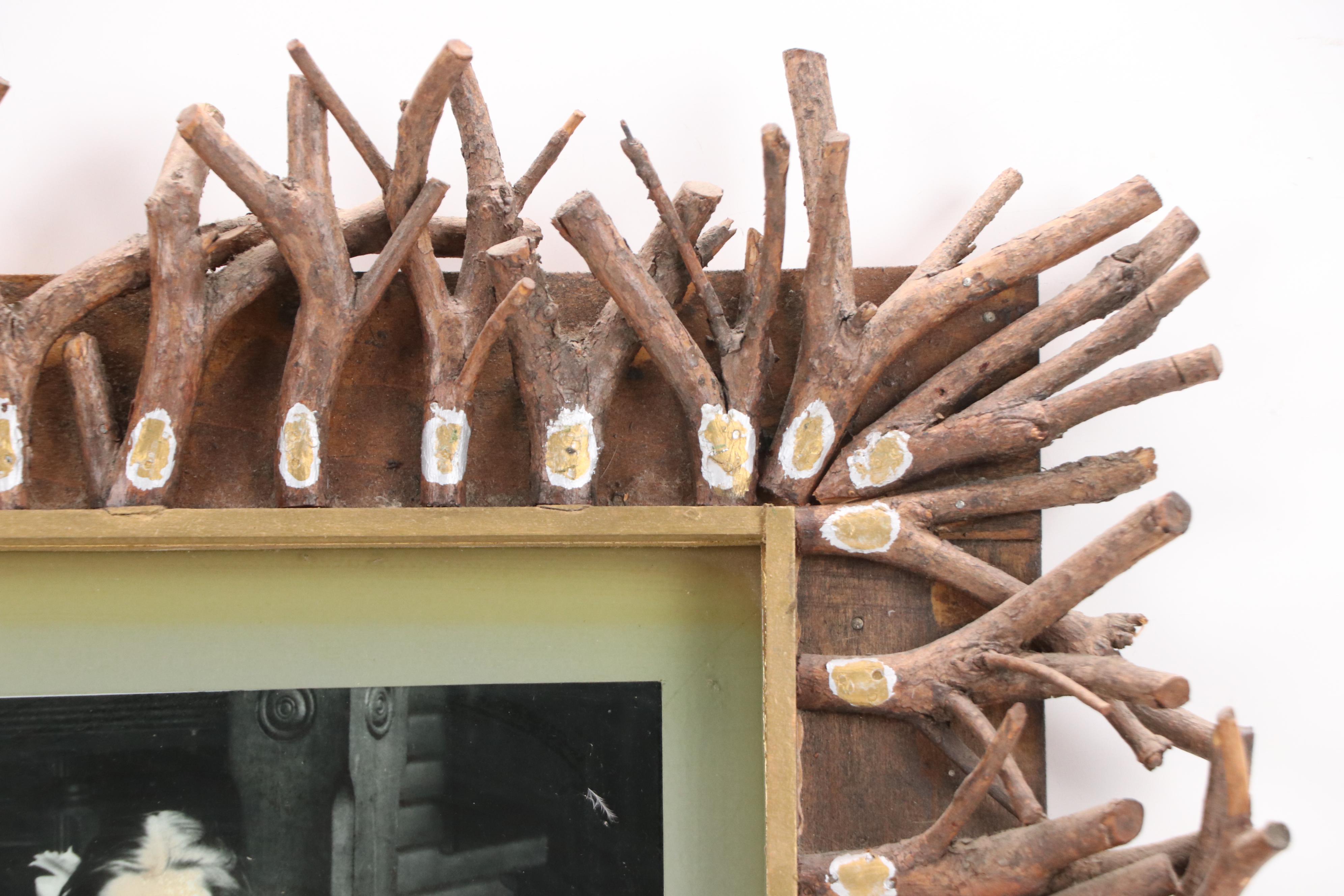 Robert Beaven Wood Frame with Silver Gelatin Portrait Photographs of Children