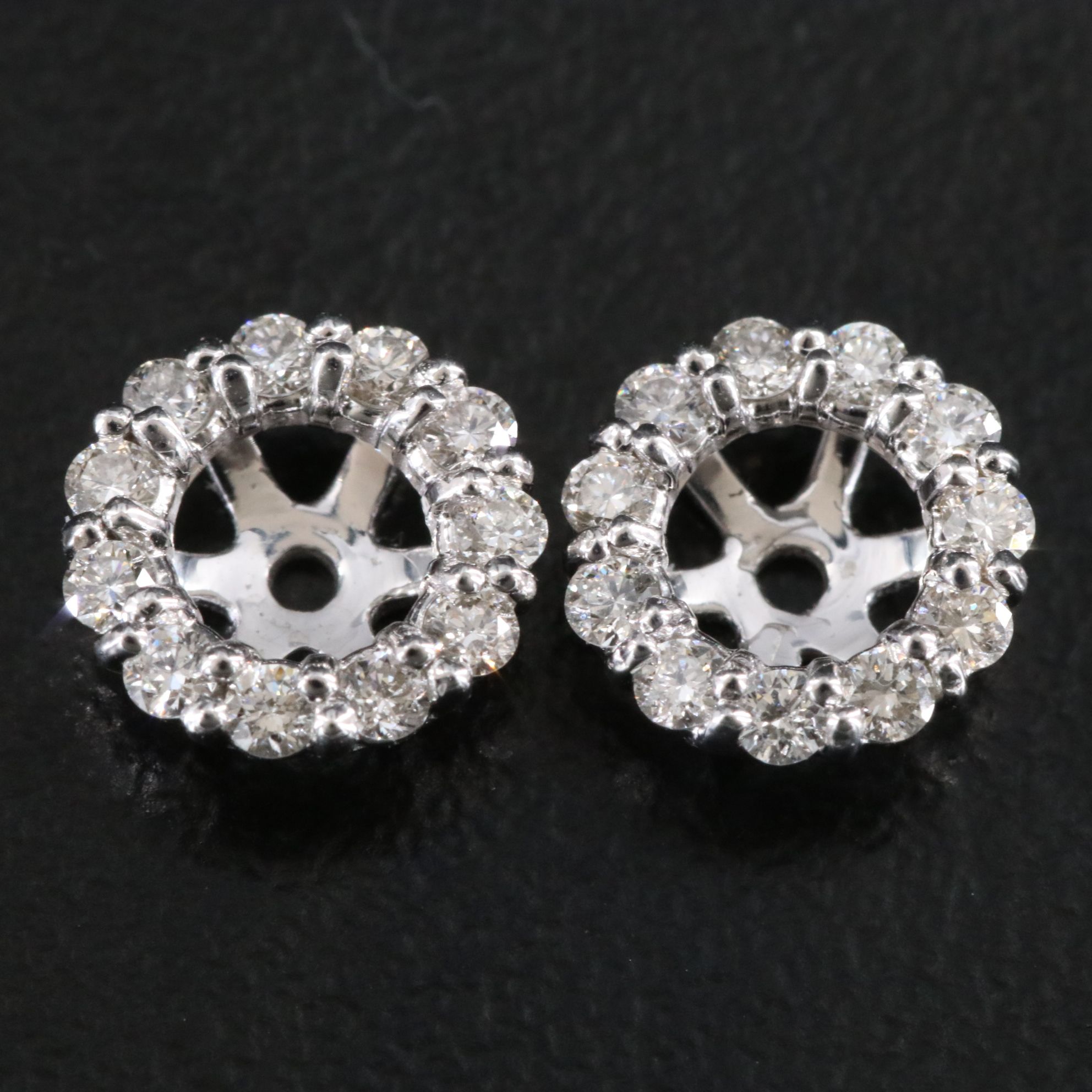 14K 0.33 CTW Diamond Earring Enhancers