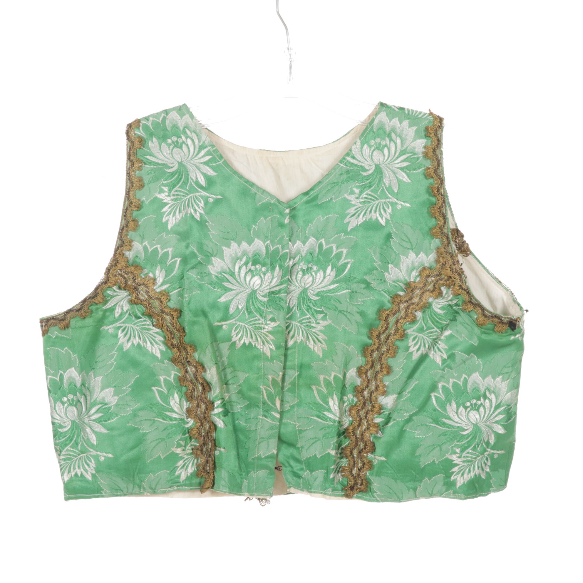 Czechoslovakian Style Kroj Aprons and Hand-Embellished Vest