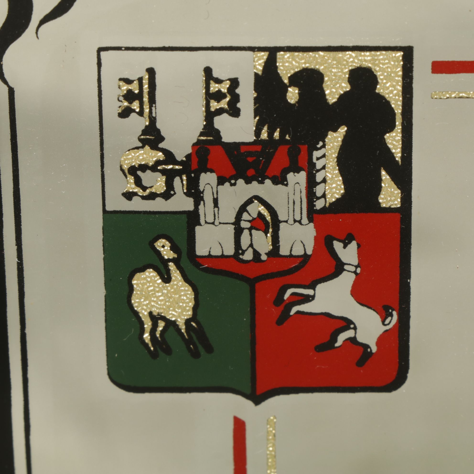 Pilsner Urquell Lager Beer Mirrored Advertising Sign, Late 20th Century