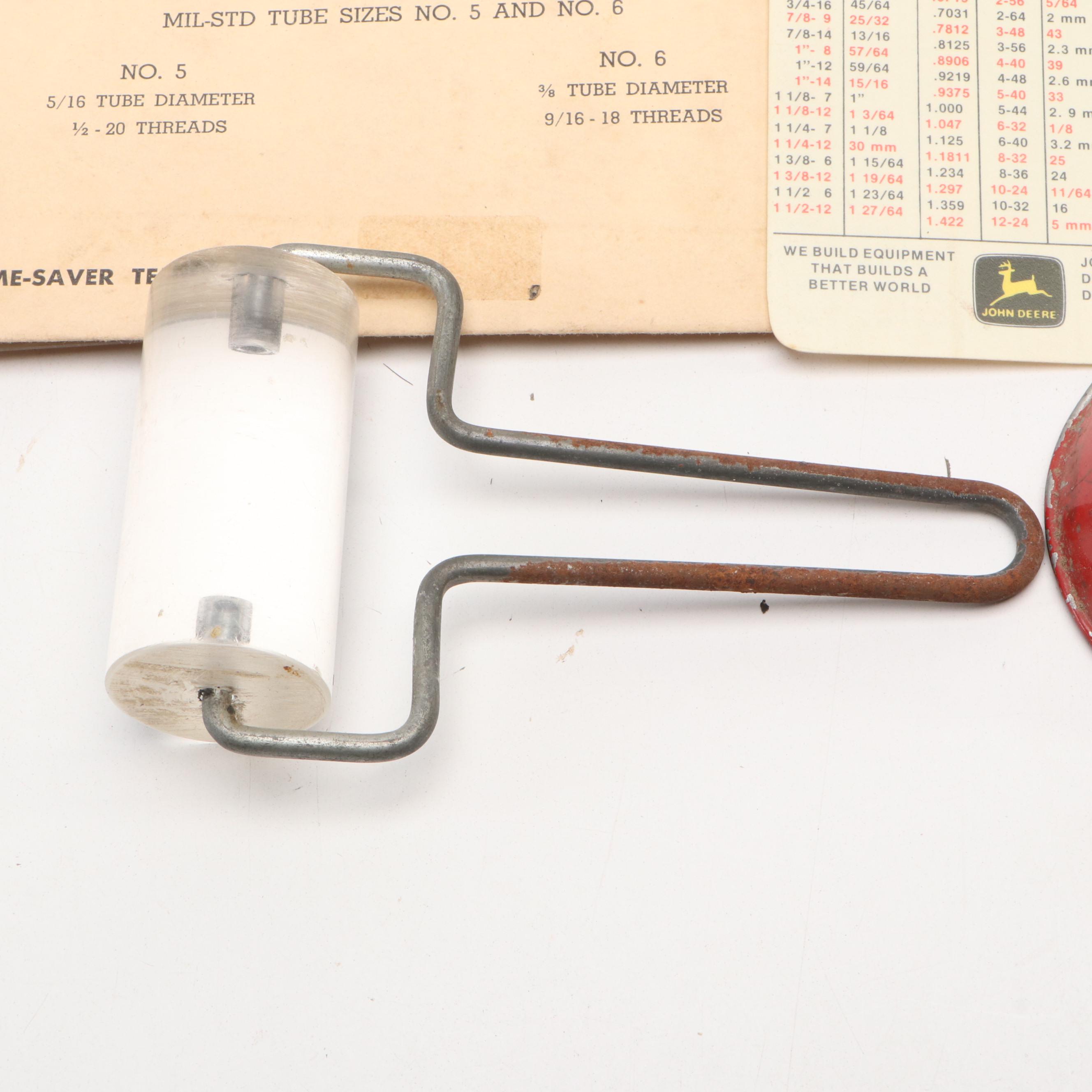 Collection of Industrial Guides and Templates with Brush and Other Tools