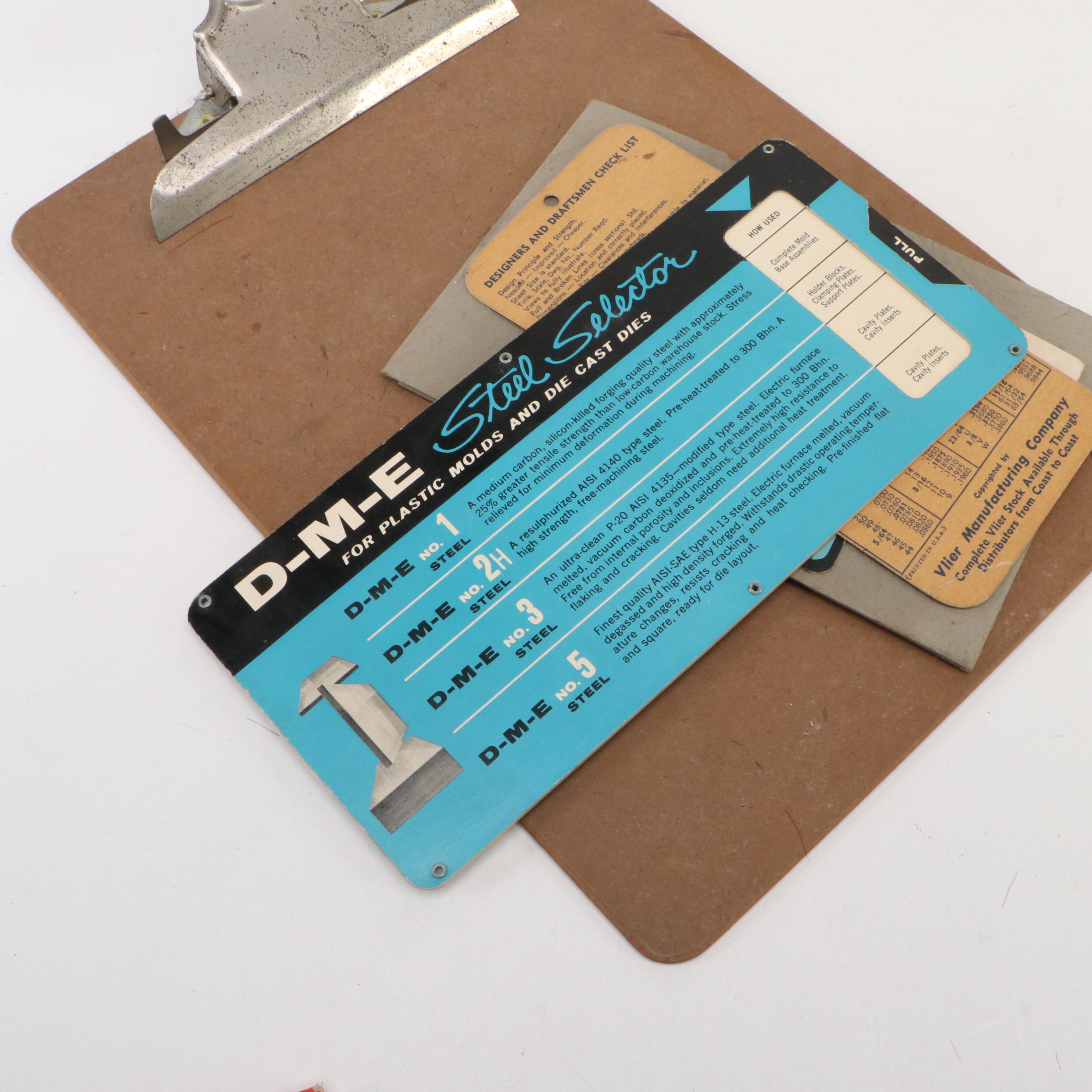 Collection of Industrial Guides and Templates with Brush and Other Tools