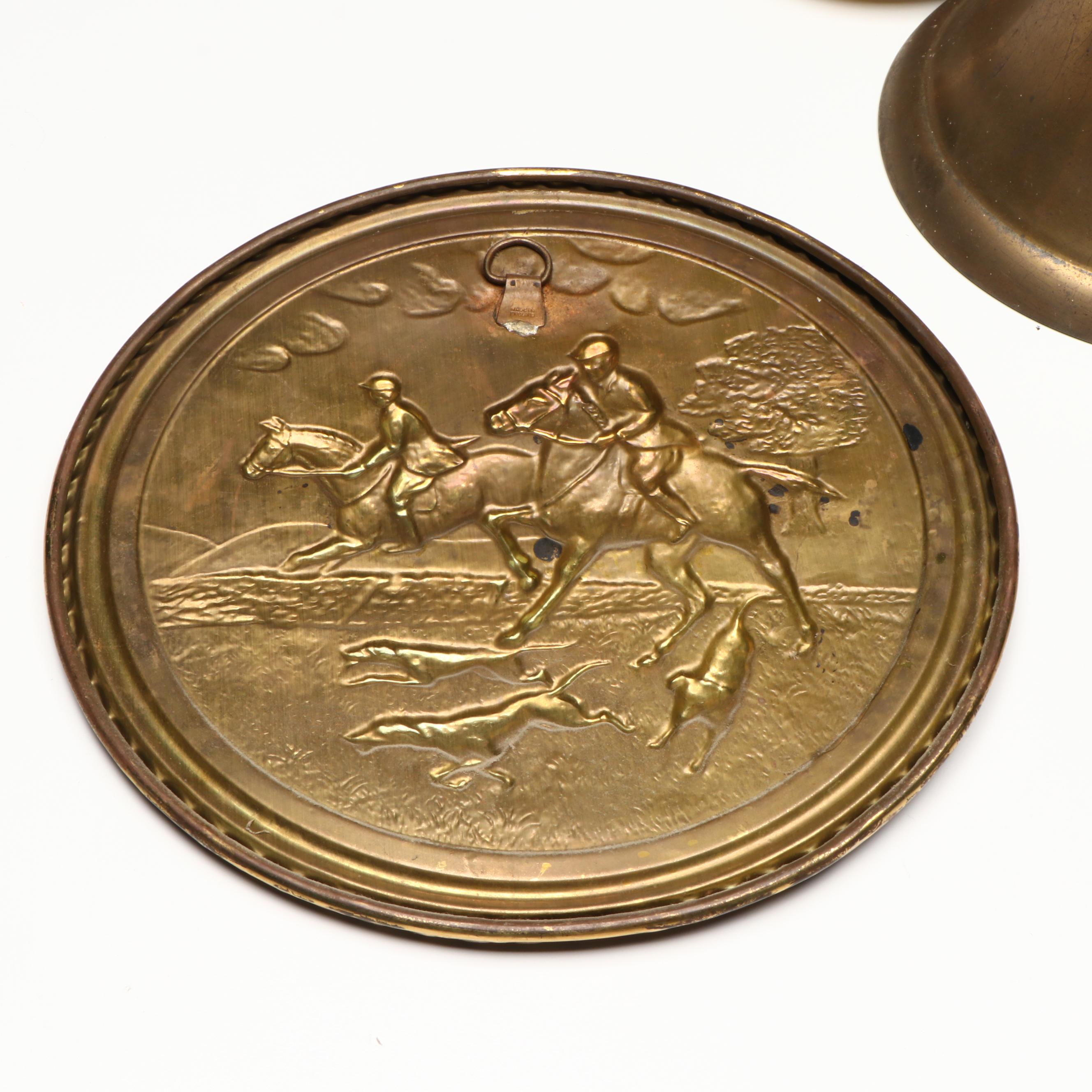 Garden Bell Brass Bell, Brass Chamberstick Table Lamp, and More Metal Décor