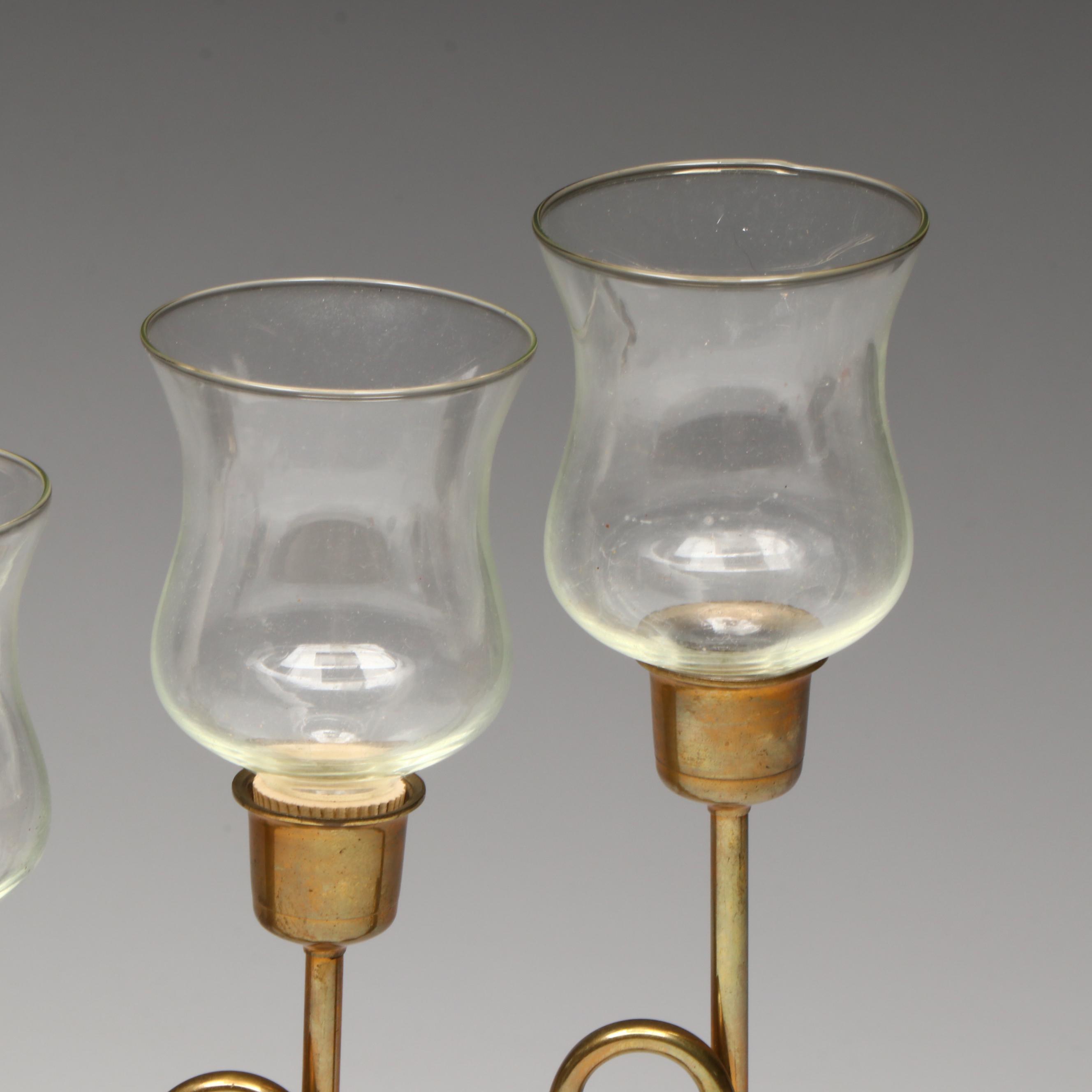 Garden Bell Brass Bell, Brass Chamberstick Table Lamp, and More Metal Décor