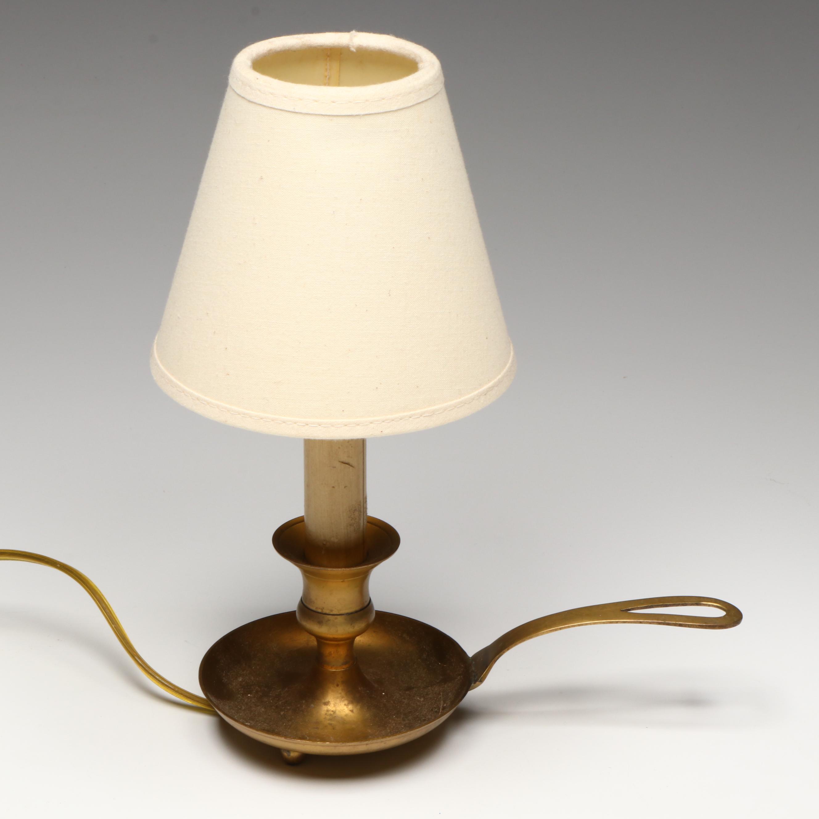 Garden Bell Brass Bell, Brass Chamberstick Table Lamp, and More Metal Décor