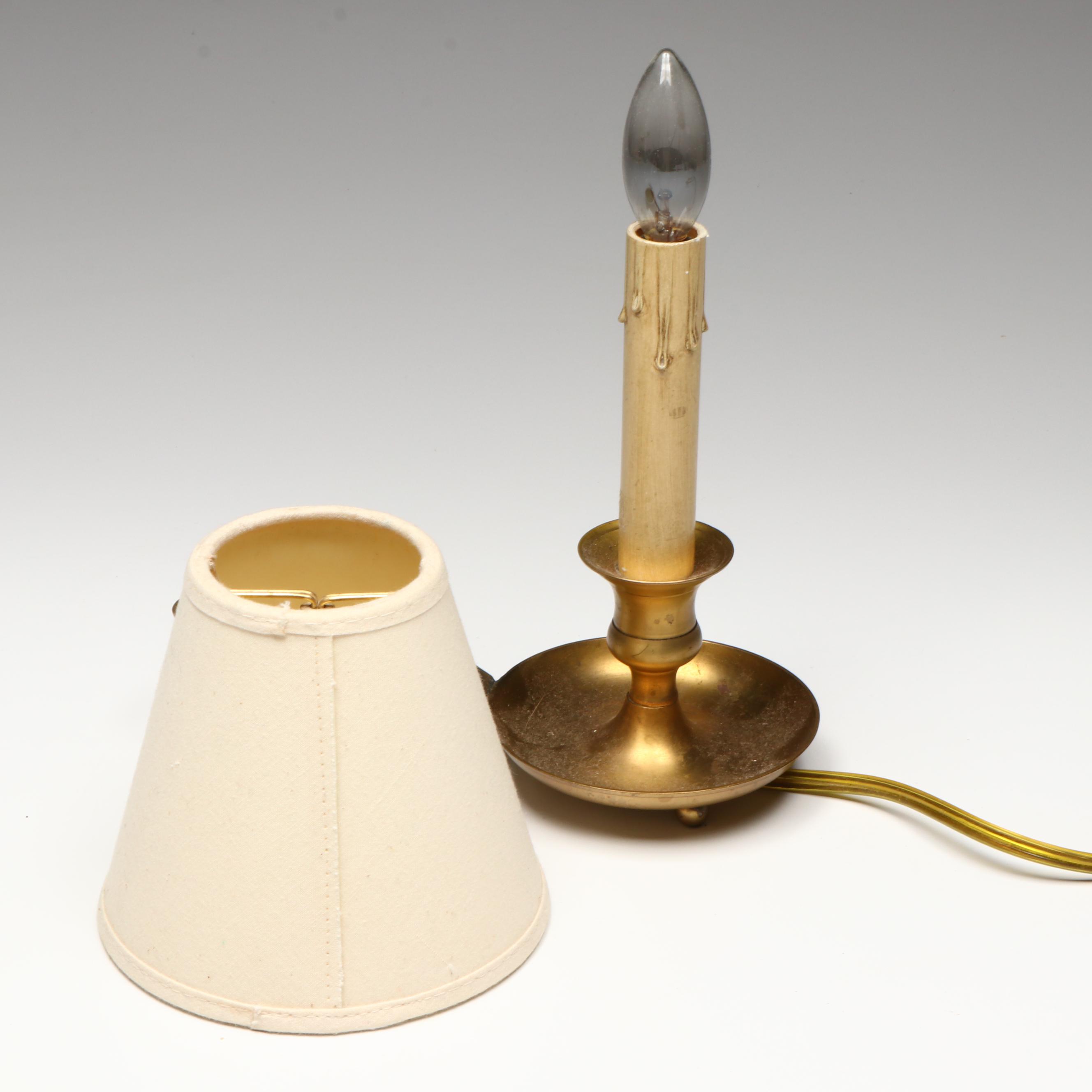 Garden Bell Brass Bell, Brass Chamberstick Table Lamp, and More Metal Décor