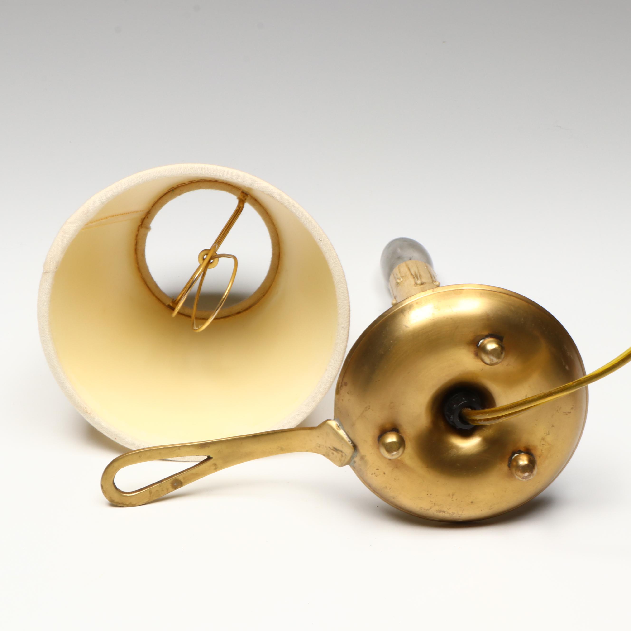 Garden Bell Brass Bell, Brass Chamberstick Table Lamp, and More Metal Décor