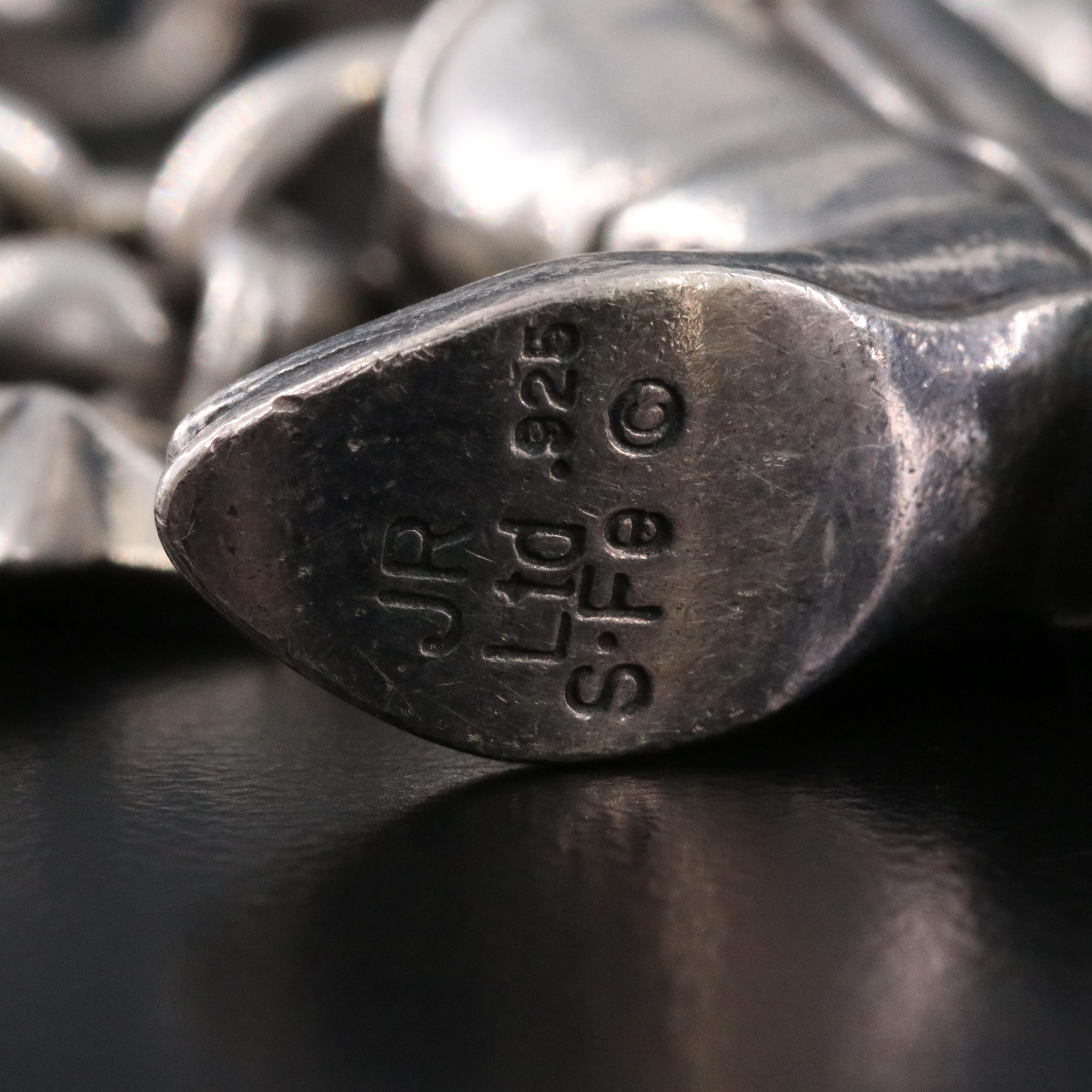 Vintage James Reid Limited Sterling Western Themed Charm Bracelet