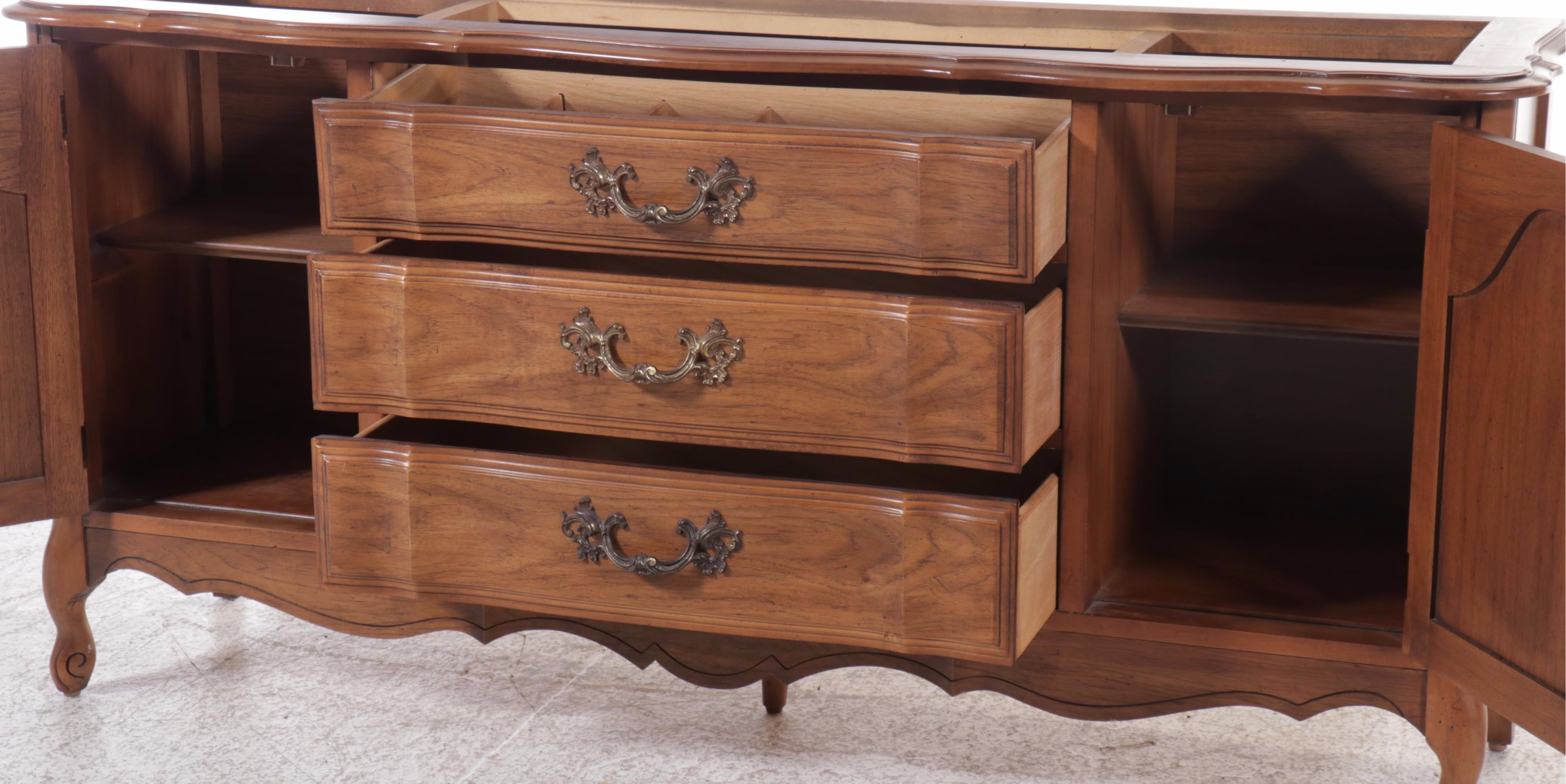 French Provincial Style China Cabinet