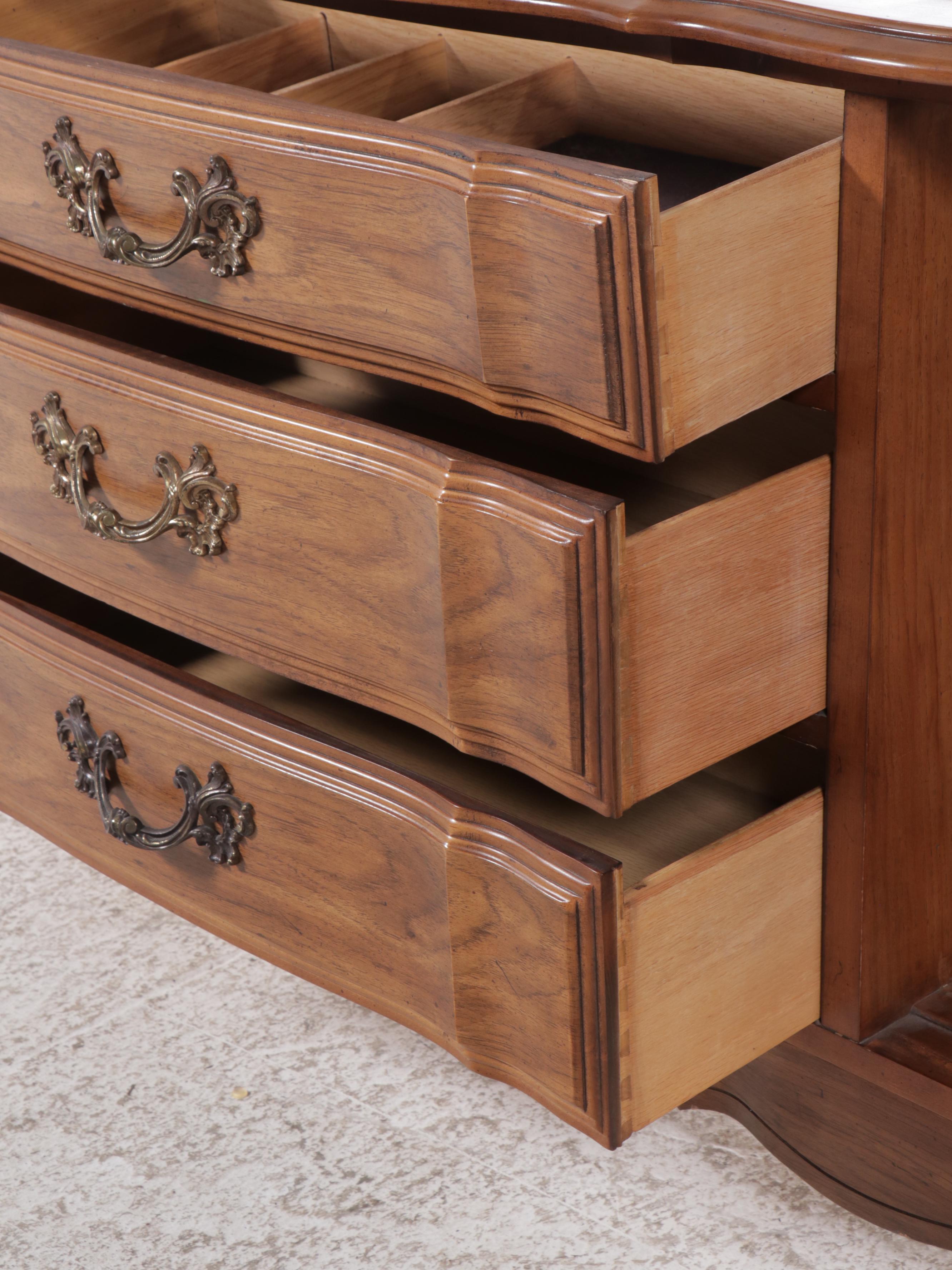 French Provincial Style China Cabinet