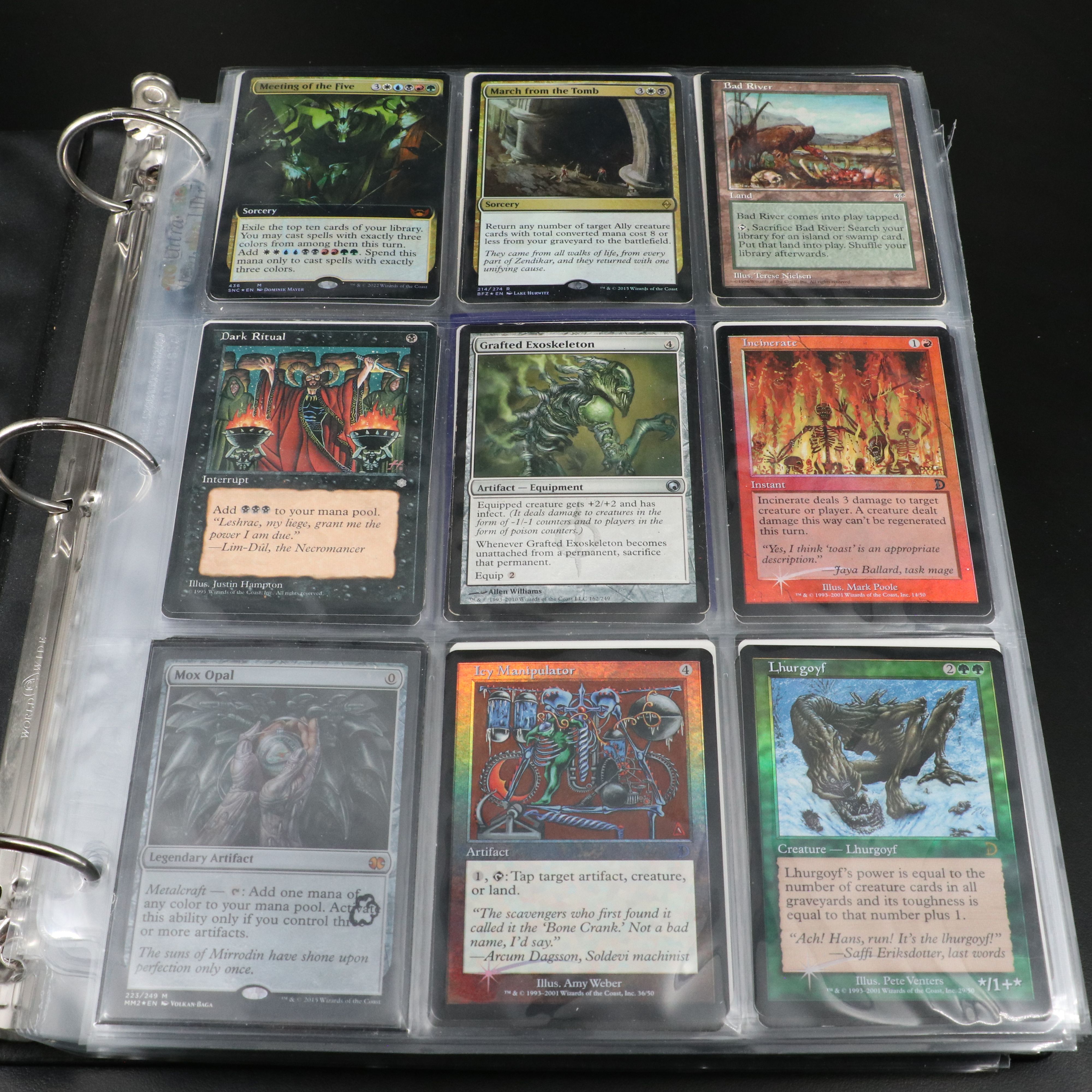 Magic: The Gathering Card Album of Nearly 400, 1990s to 2010s
