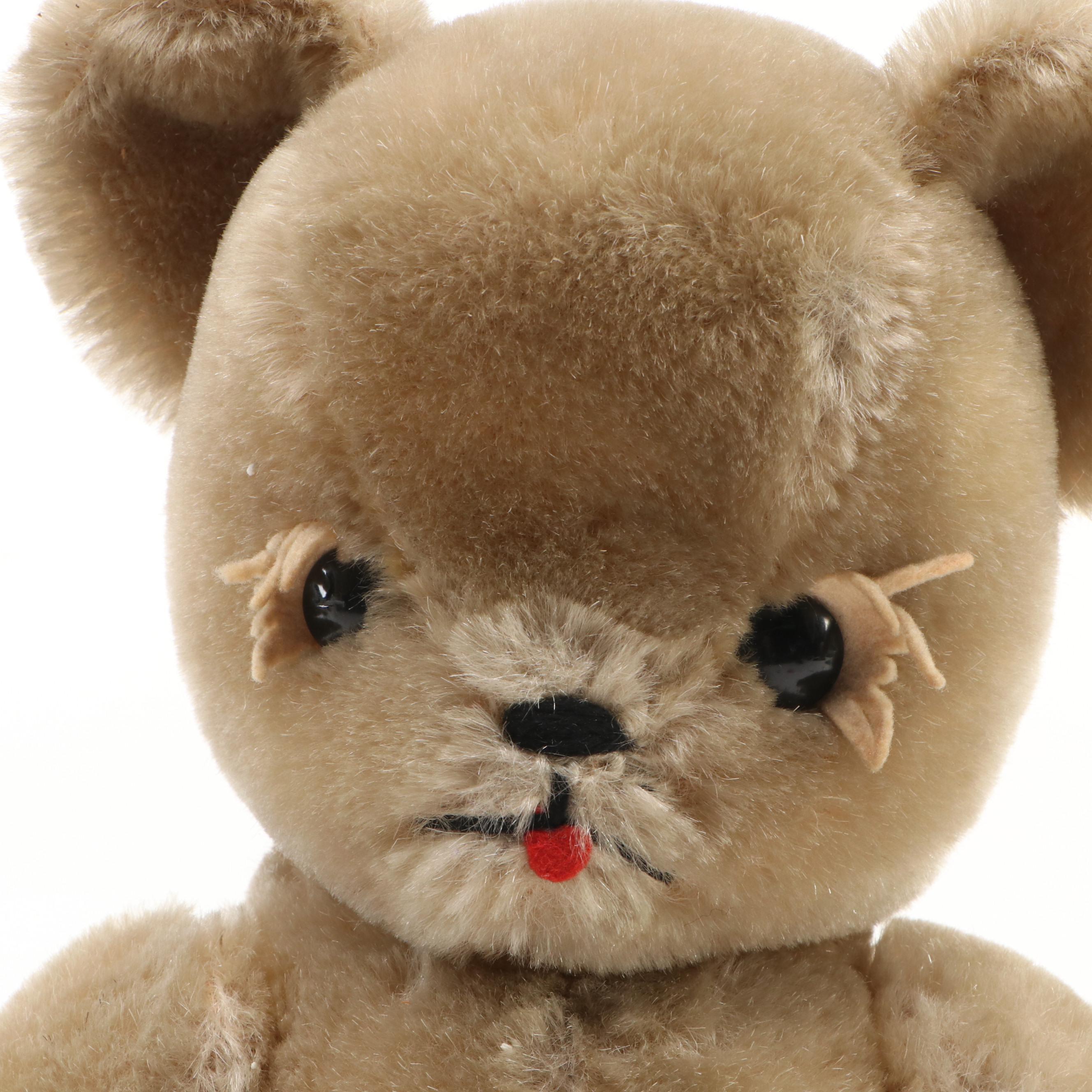 Mohair Jointed Teddy Bear, Mid-20th Century