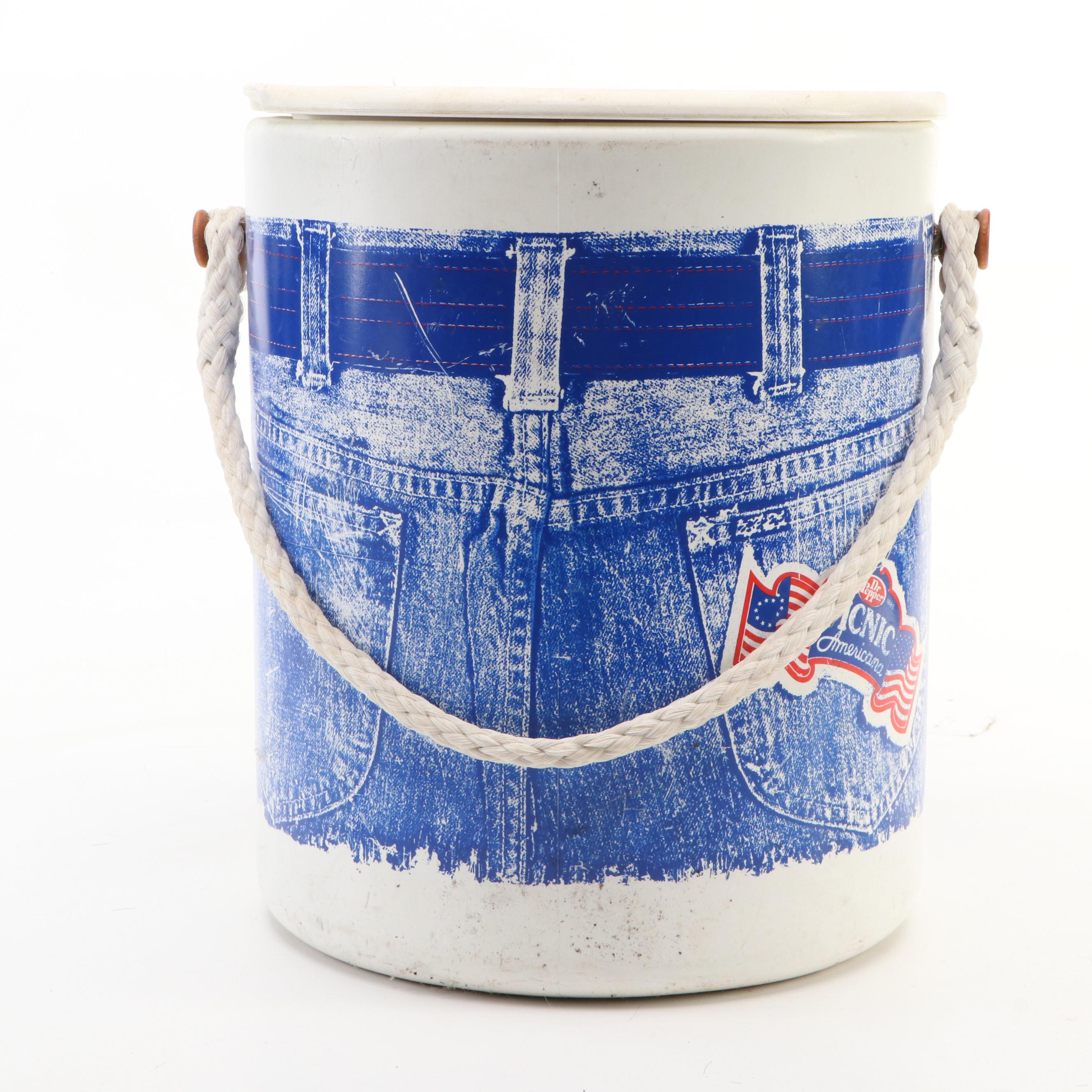 Hamilton-Skotch Dr. Pepper Plastic Cooler