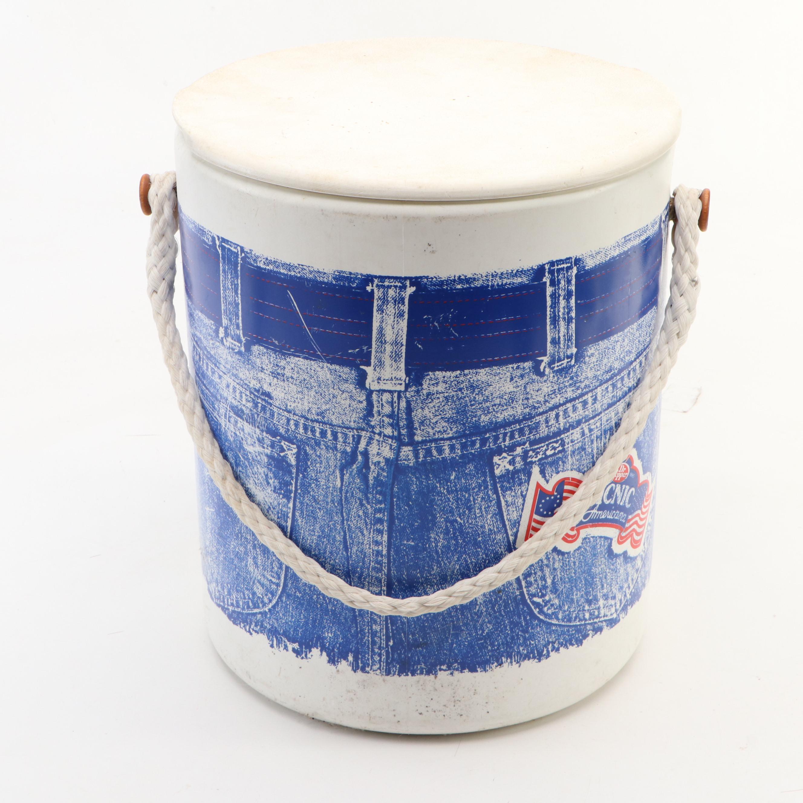 Hamilton-Skotch Dr. Pepper Plastic Cooler