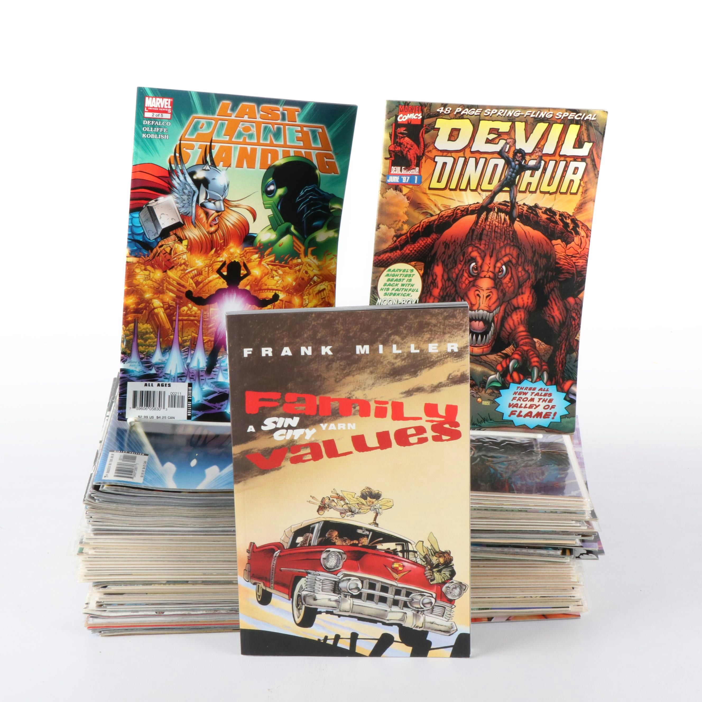 Modern Age Marvel 100+ Comic Books Featuring "Robocop" and "Lunatik"