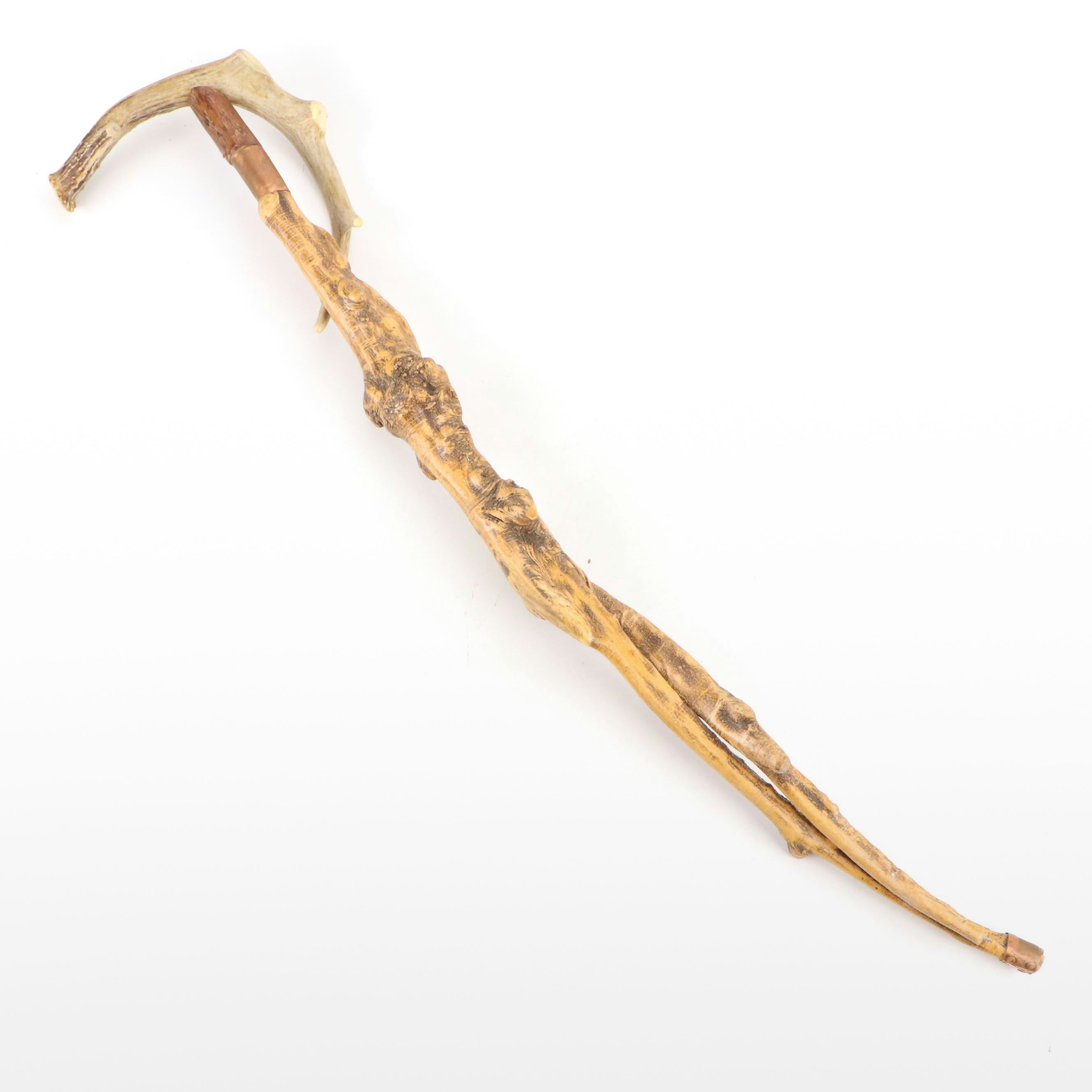 Robert Beaven Hand-Carved Folk Art Cane