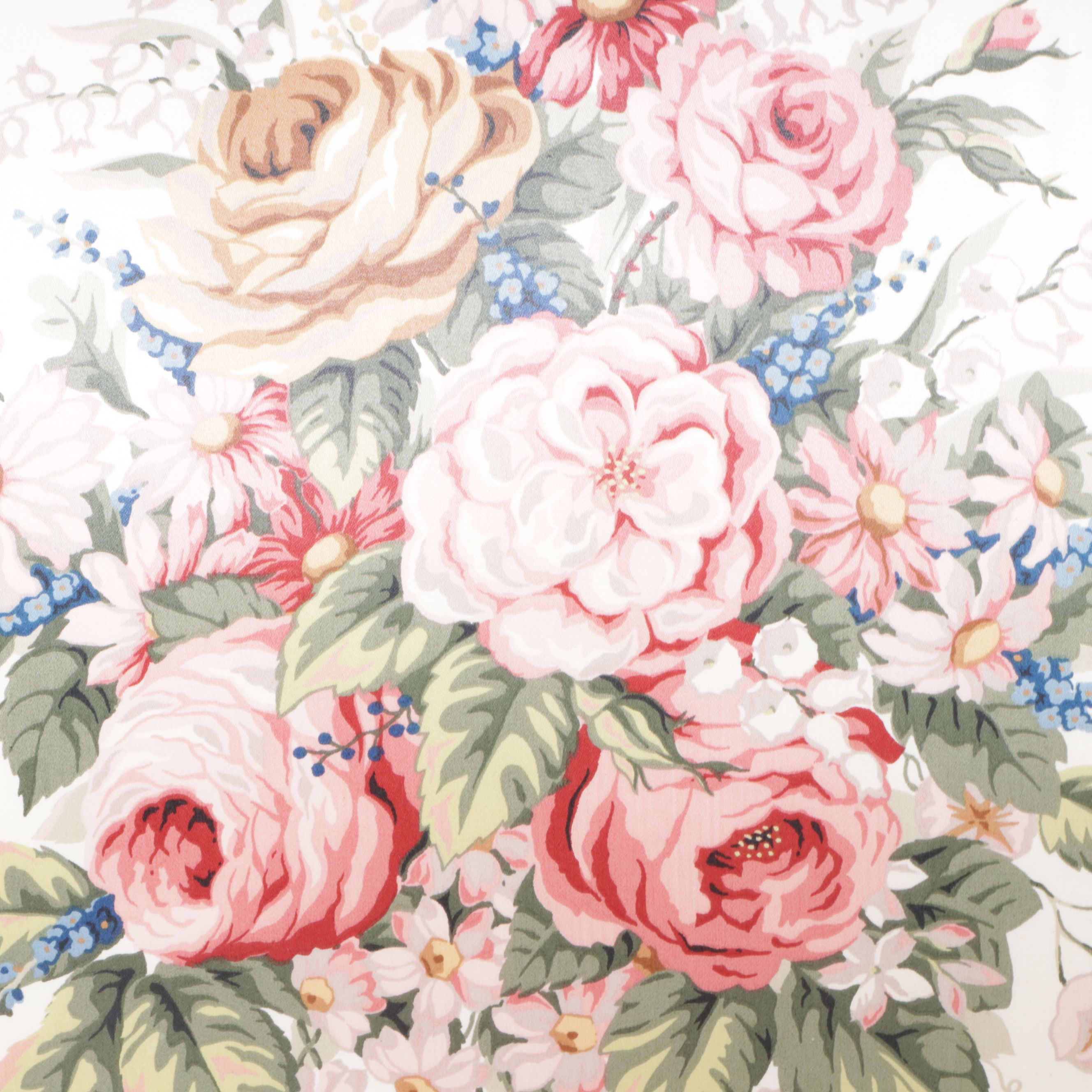 Clayton Marcus Floral Upholstered Sofa